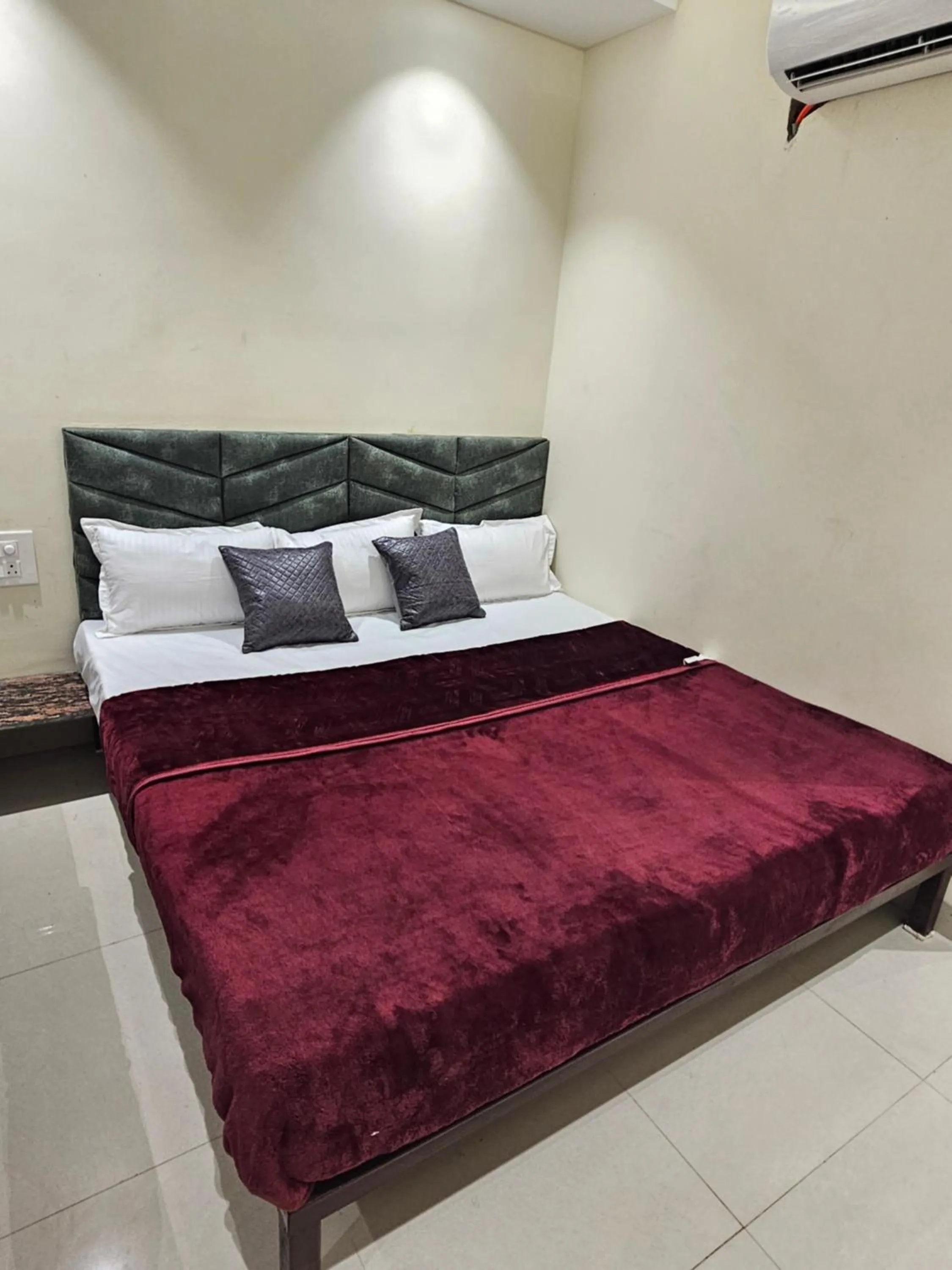 Bed in HOTEL DEV BHOOMI -Ujjain