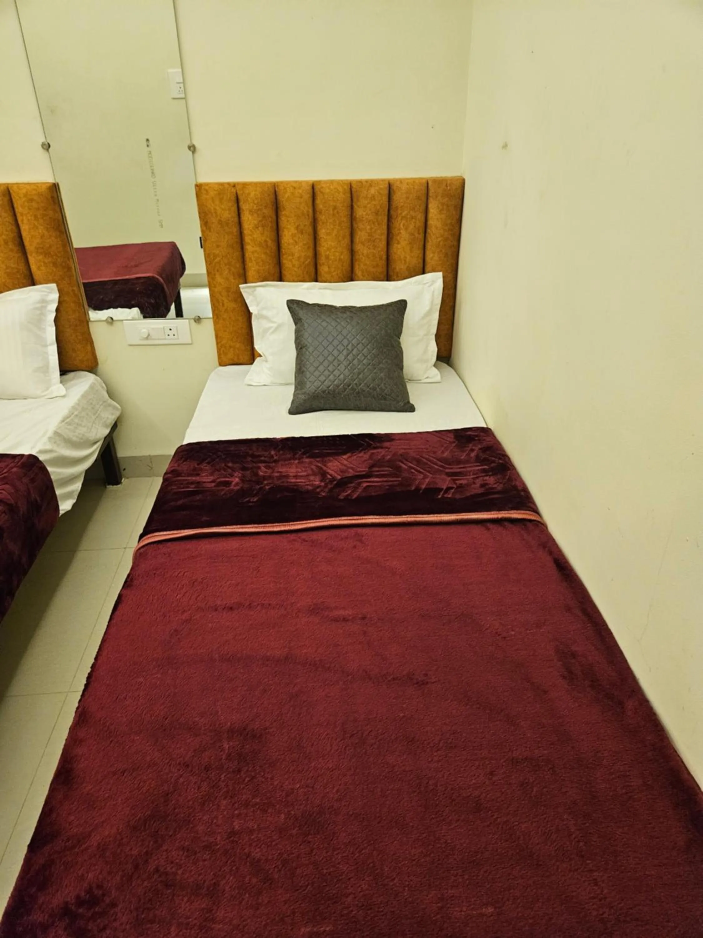 Bed in HOTEL DEV BHOOMI -Ujjain