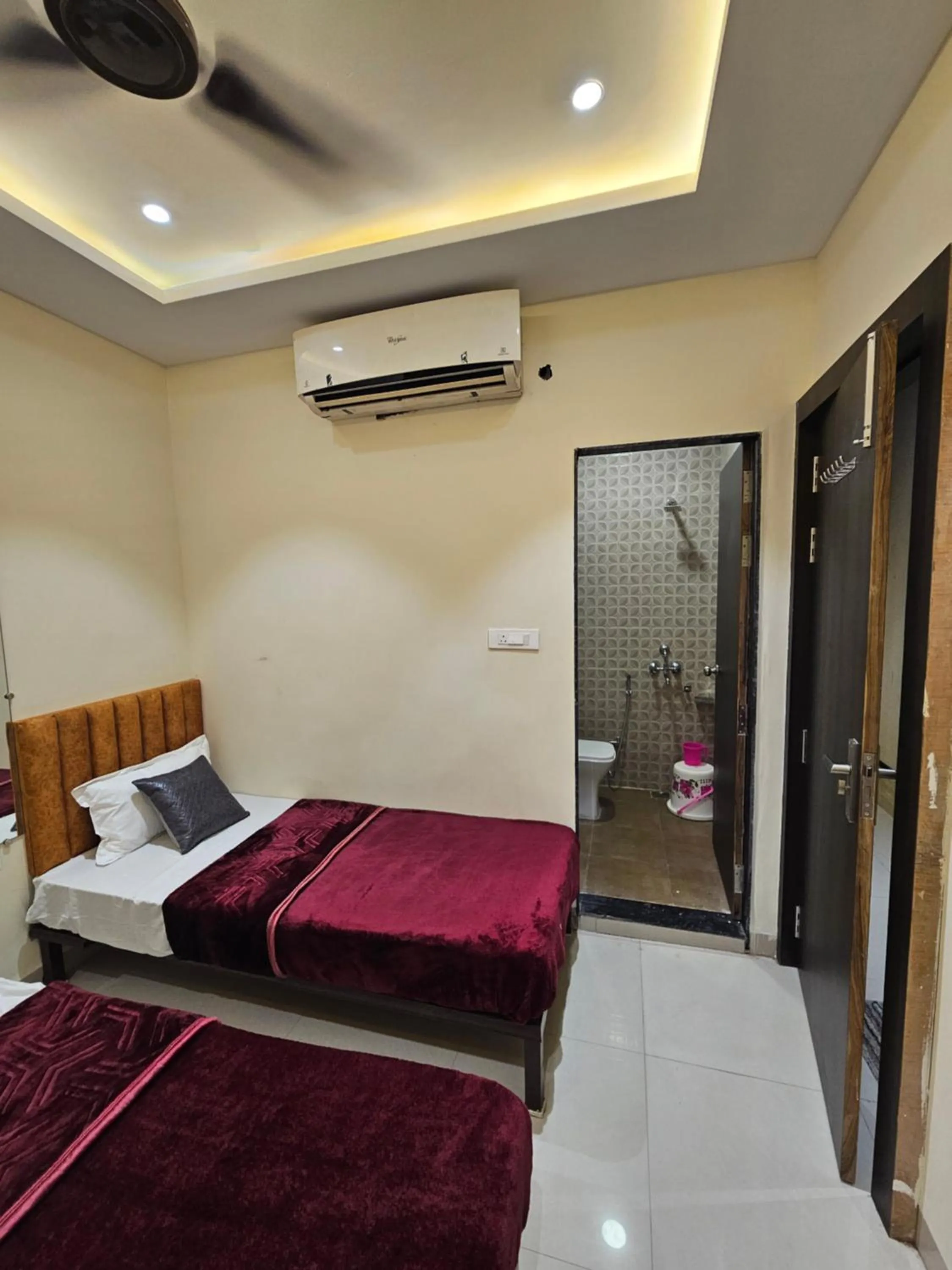 Bathroom, Bed in HOTEL DEV BHOOMI -Ujjain