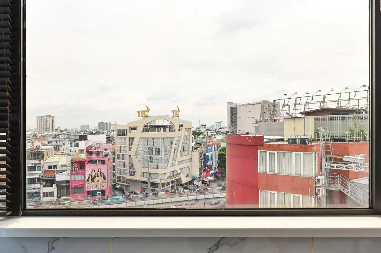 City view in Red Sun Airport Saigon Hotel City view in Red Sun Airport Saigon Hotel