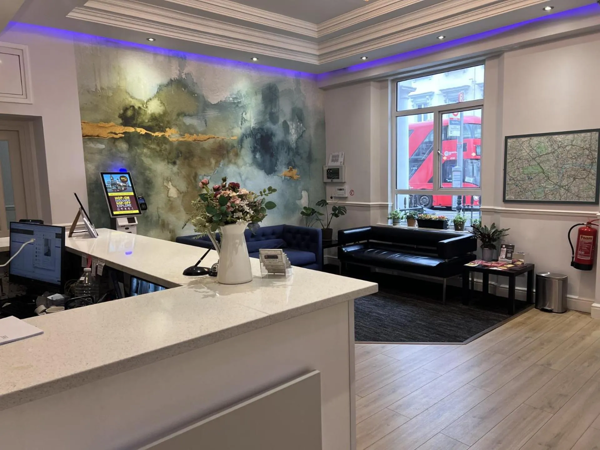 Lobby or reception in Lidos Hotel