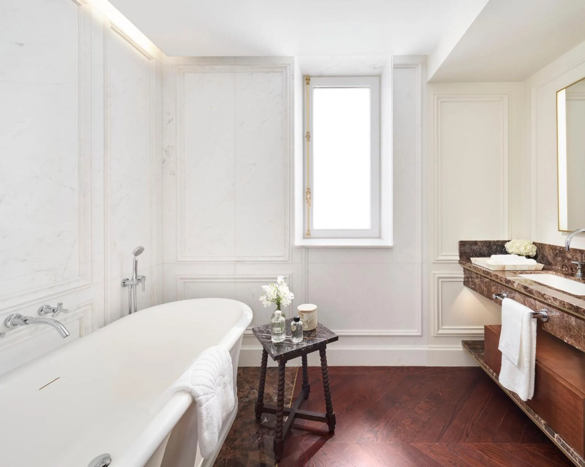 Bathroom, Bed in Mandarin Oriental Ritz, Madrid