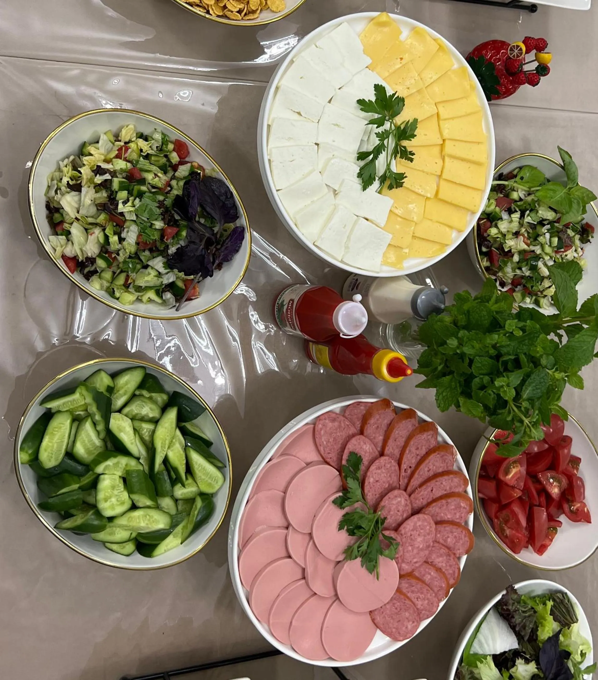 Buffet breakfast in DSF GARDEN HOTEL