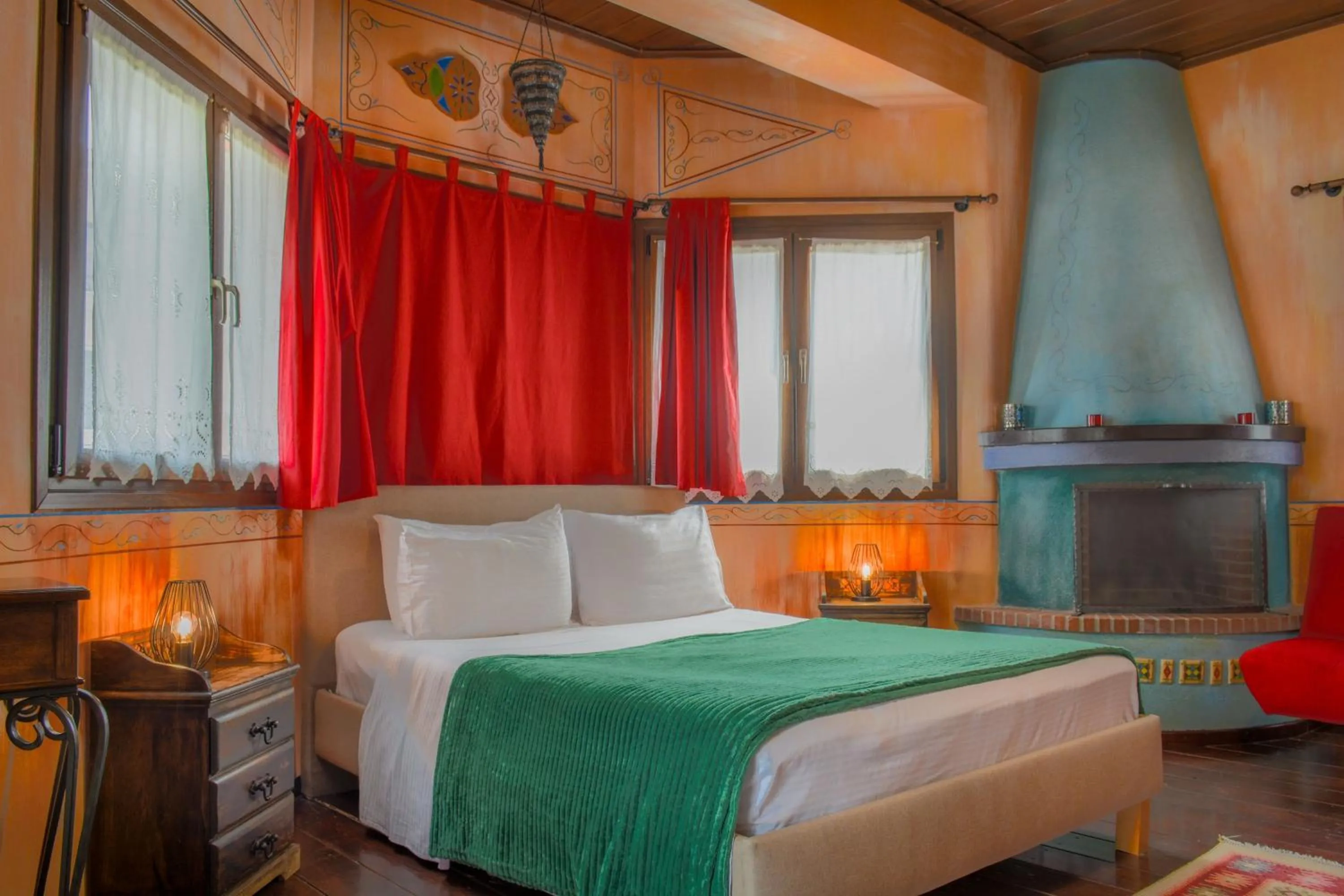 Bed in Monastiri Guesthouse