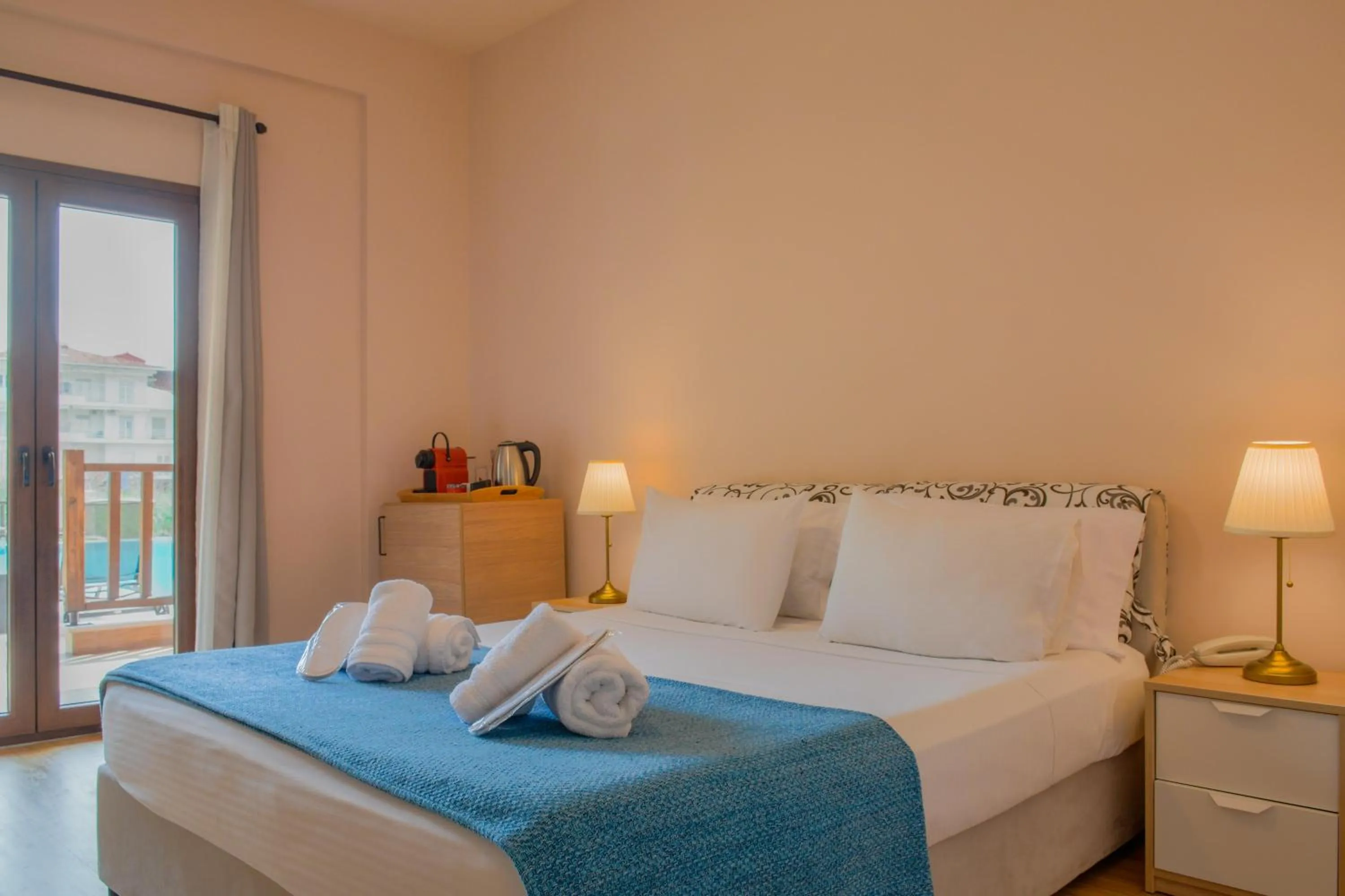 View (from property/room), Bed in Monastiri Guesthouse