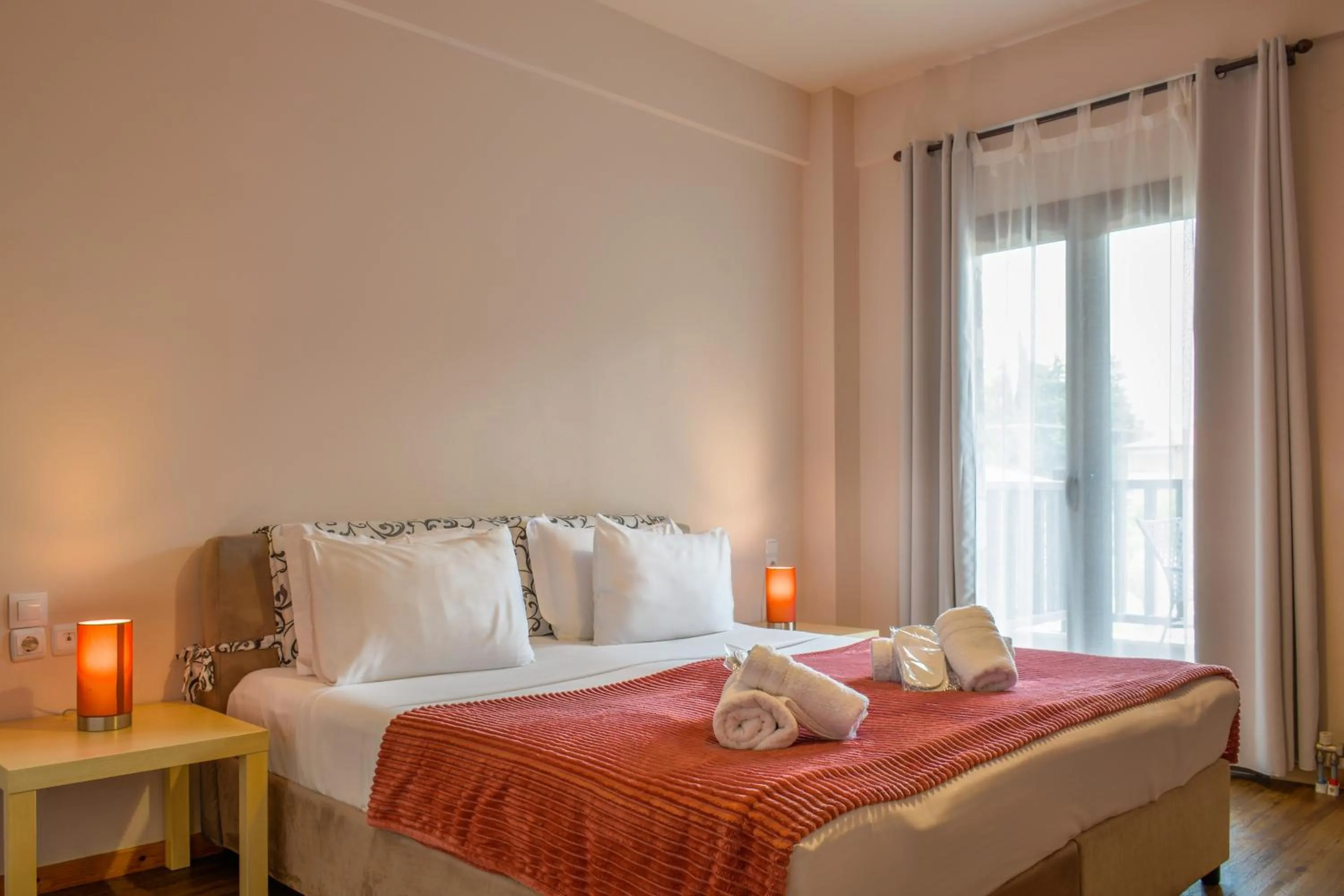 Bed in Monastiri Guesthouse