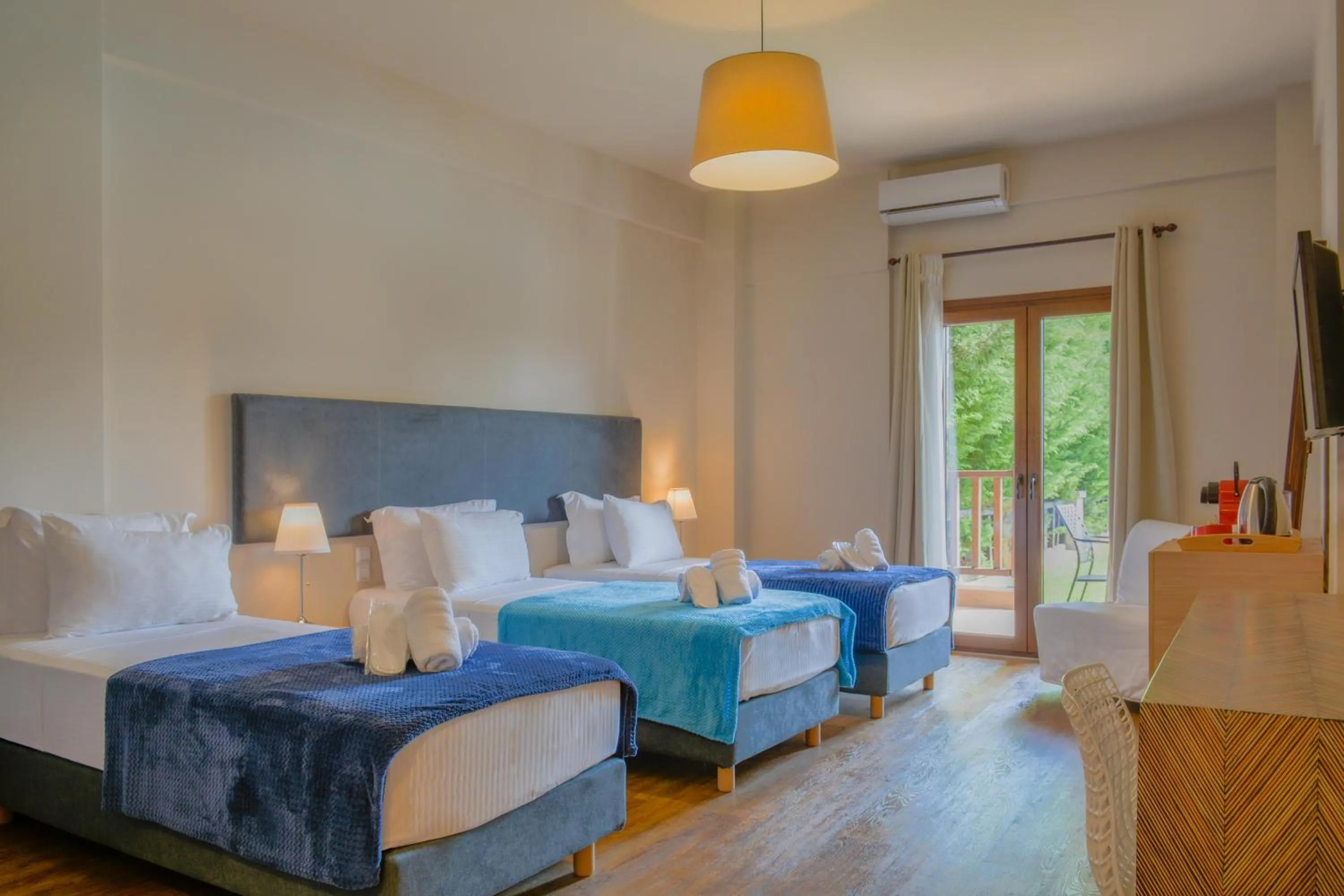 Bed in Monastiri Guesthouse