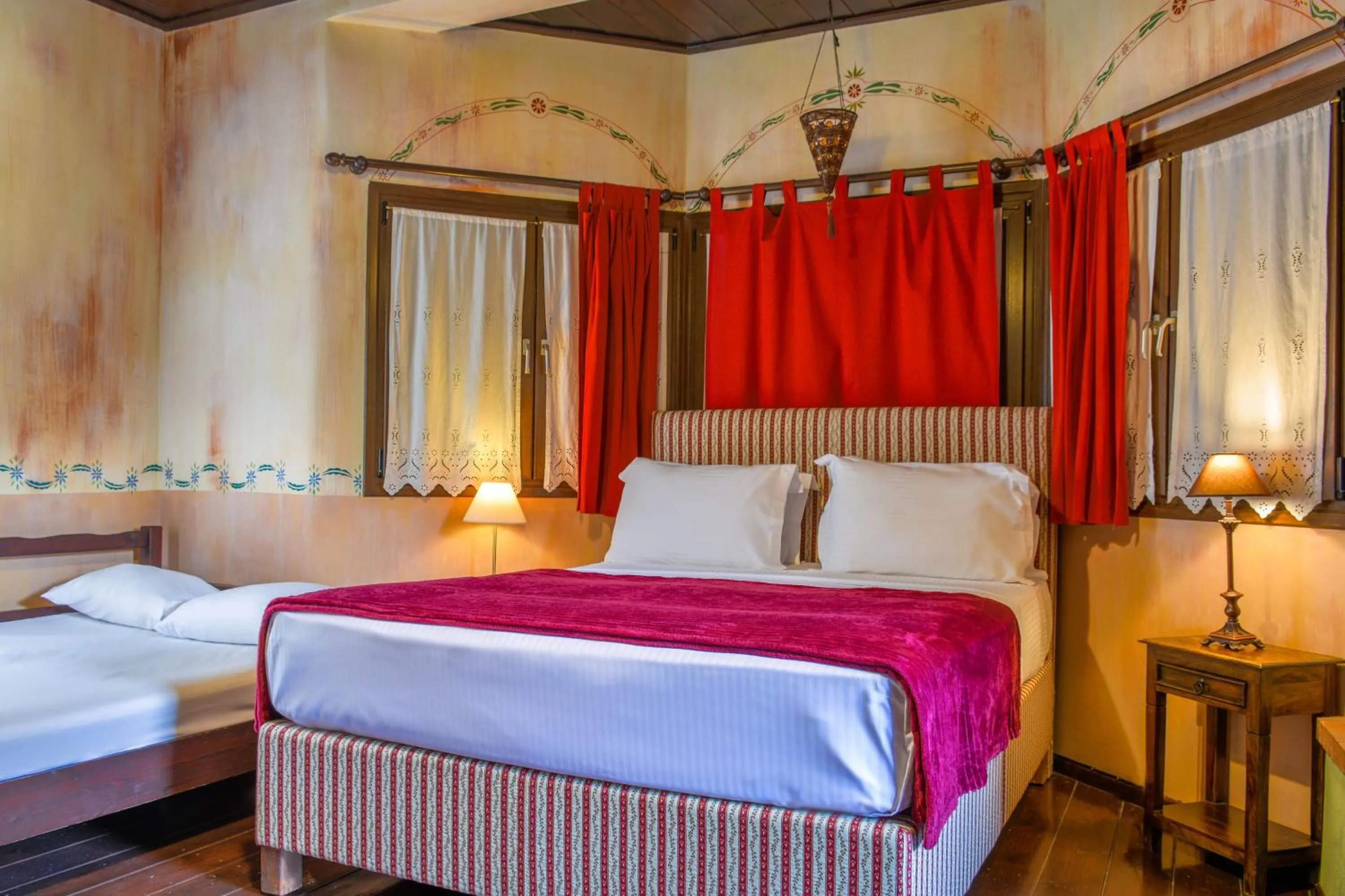 Bed in Monastiri Guesthouse