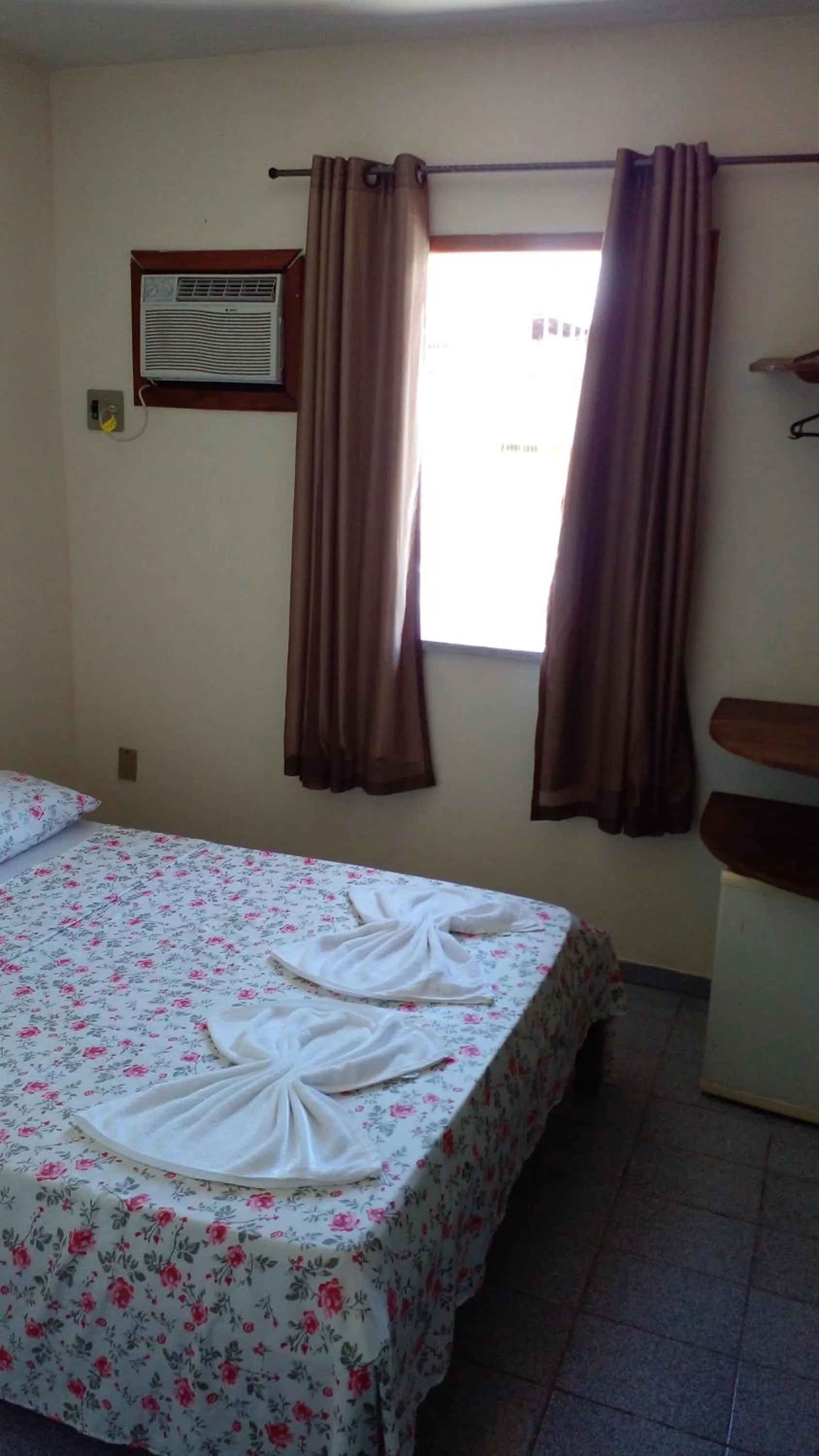 Bed in Pousada da Ale