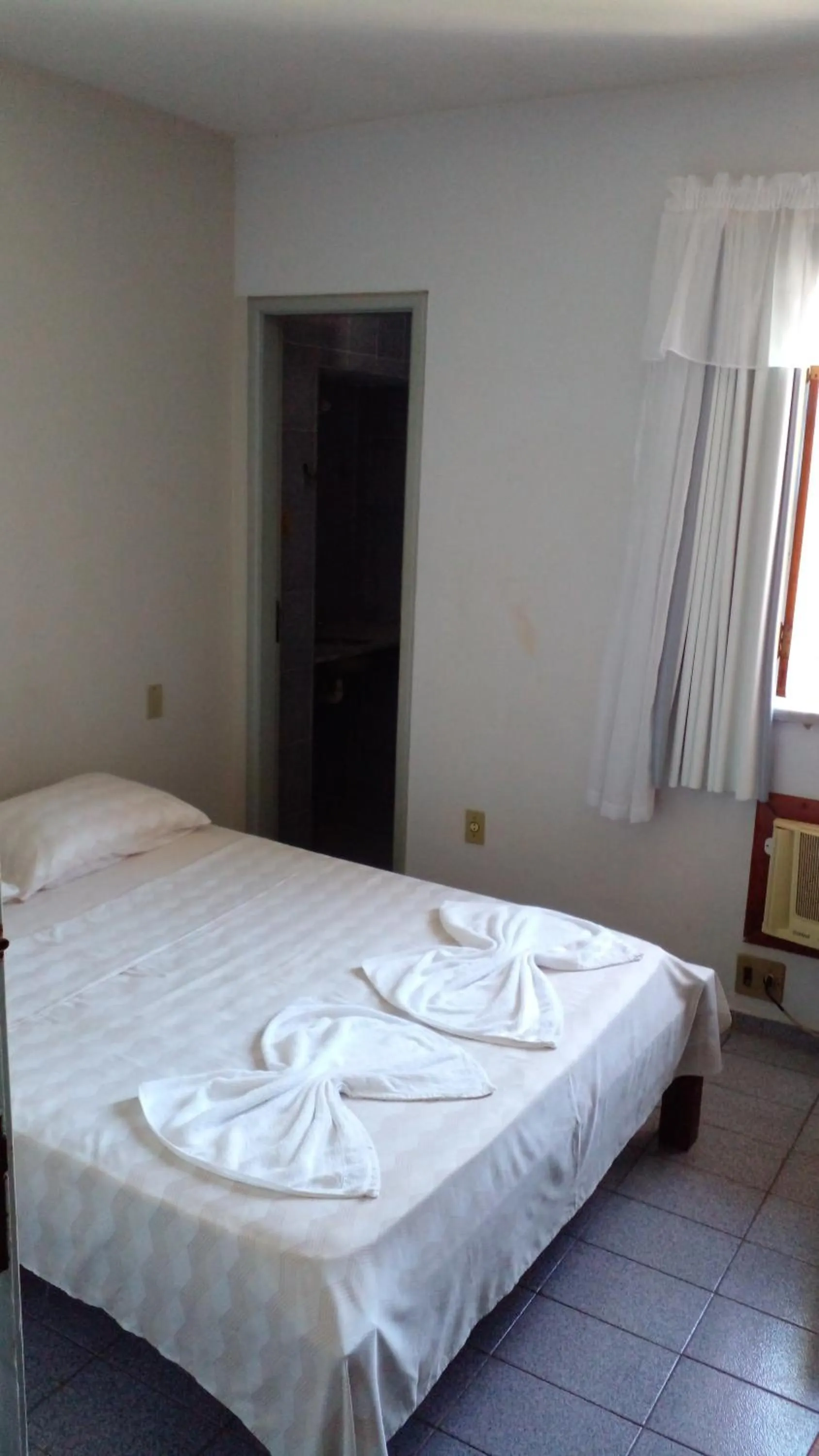 Bed in Pousada da Ale