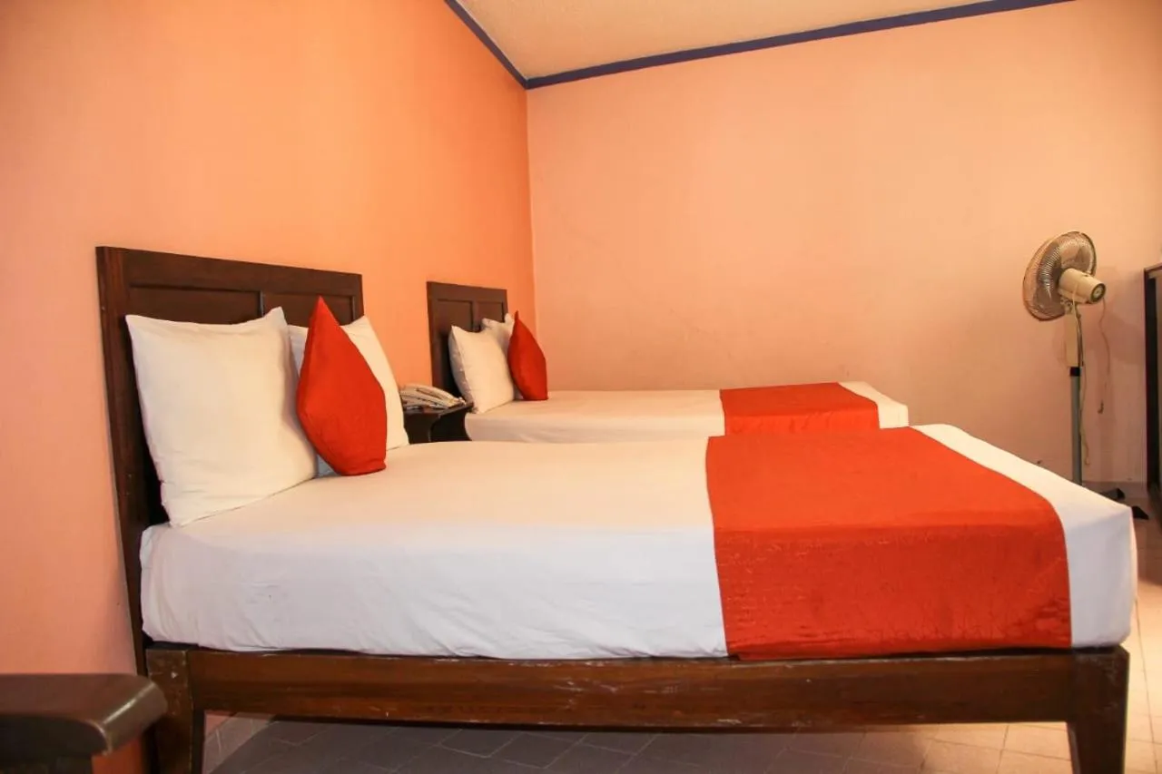 Bed in Hotel Huautla de Oaxaca