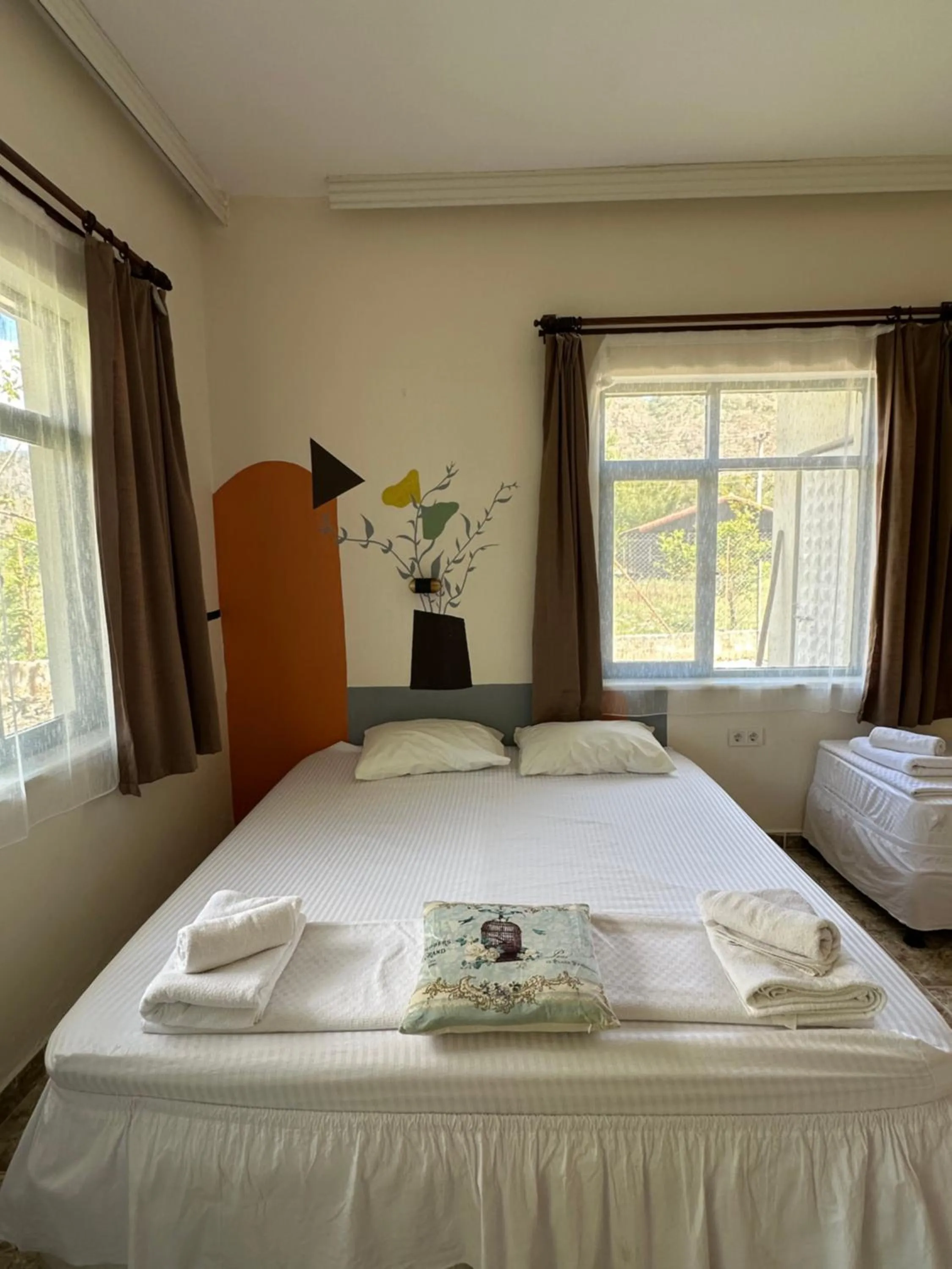 Bed in GAYA PANSİYON ÇIRALI