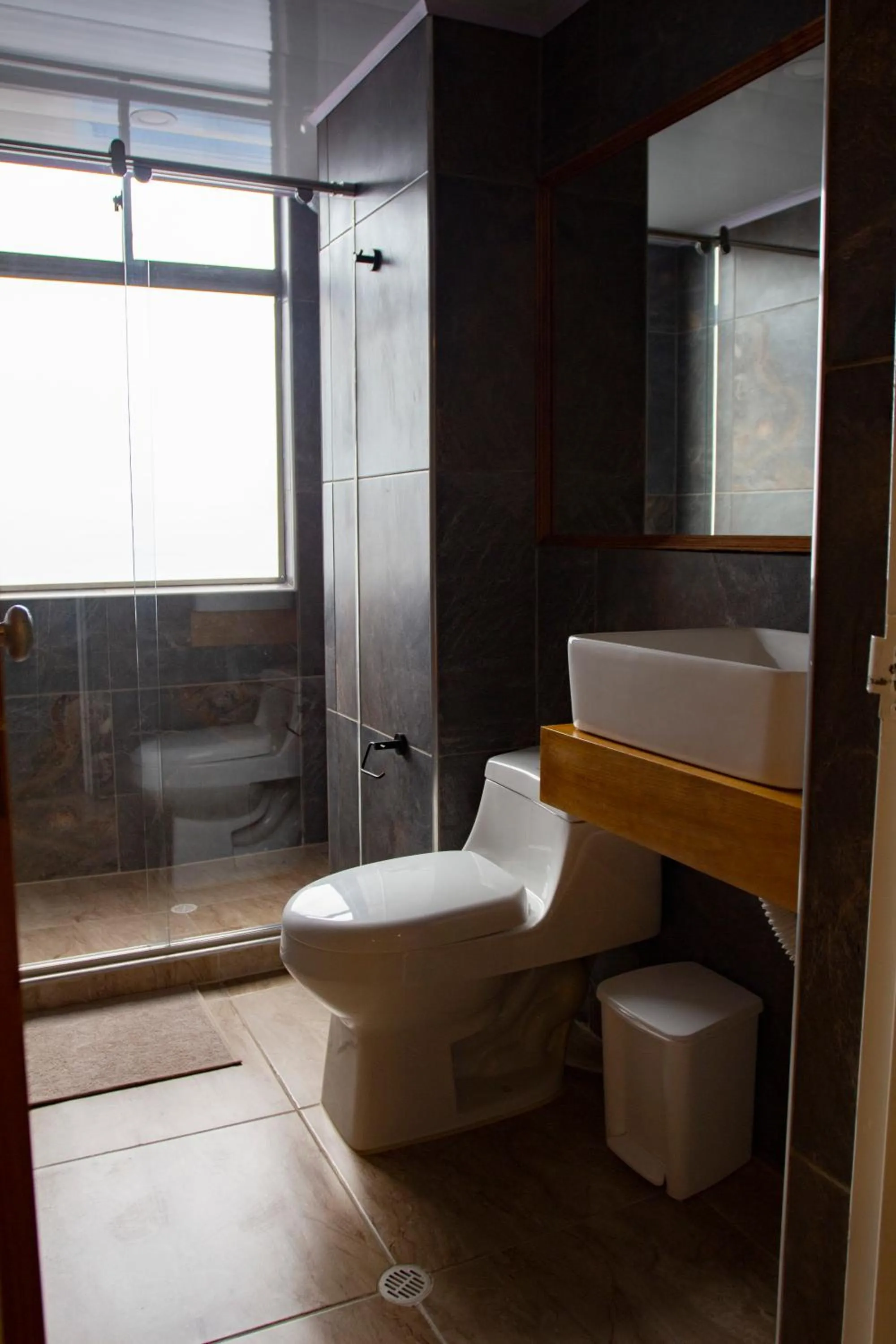 Shower in BOG Living Suites
