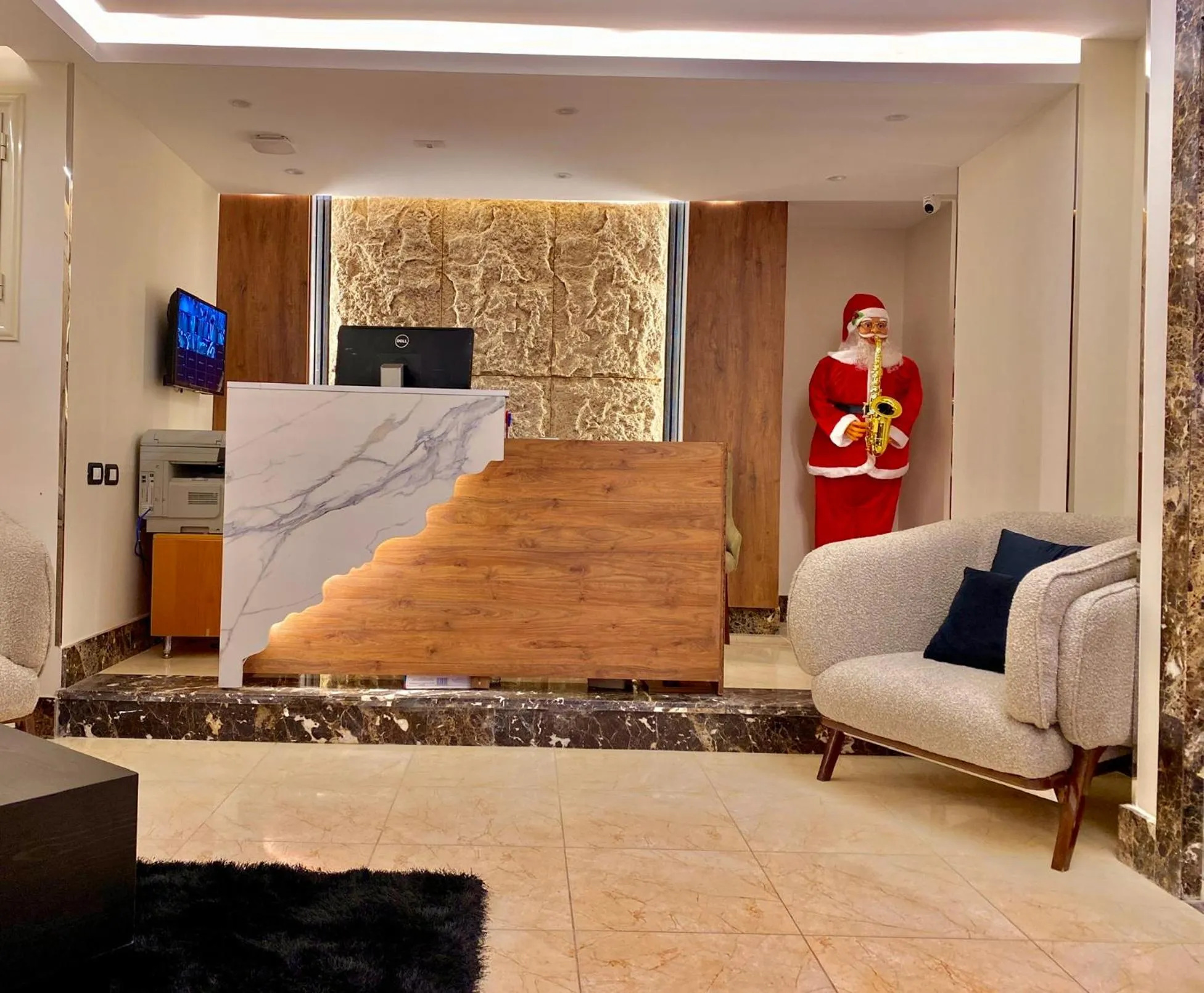 Lobby or reception in New Museum, Pyramids inn