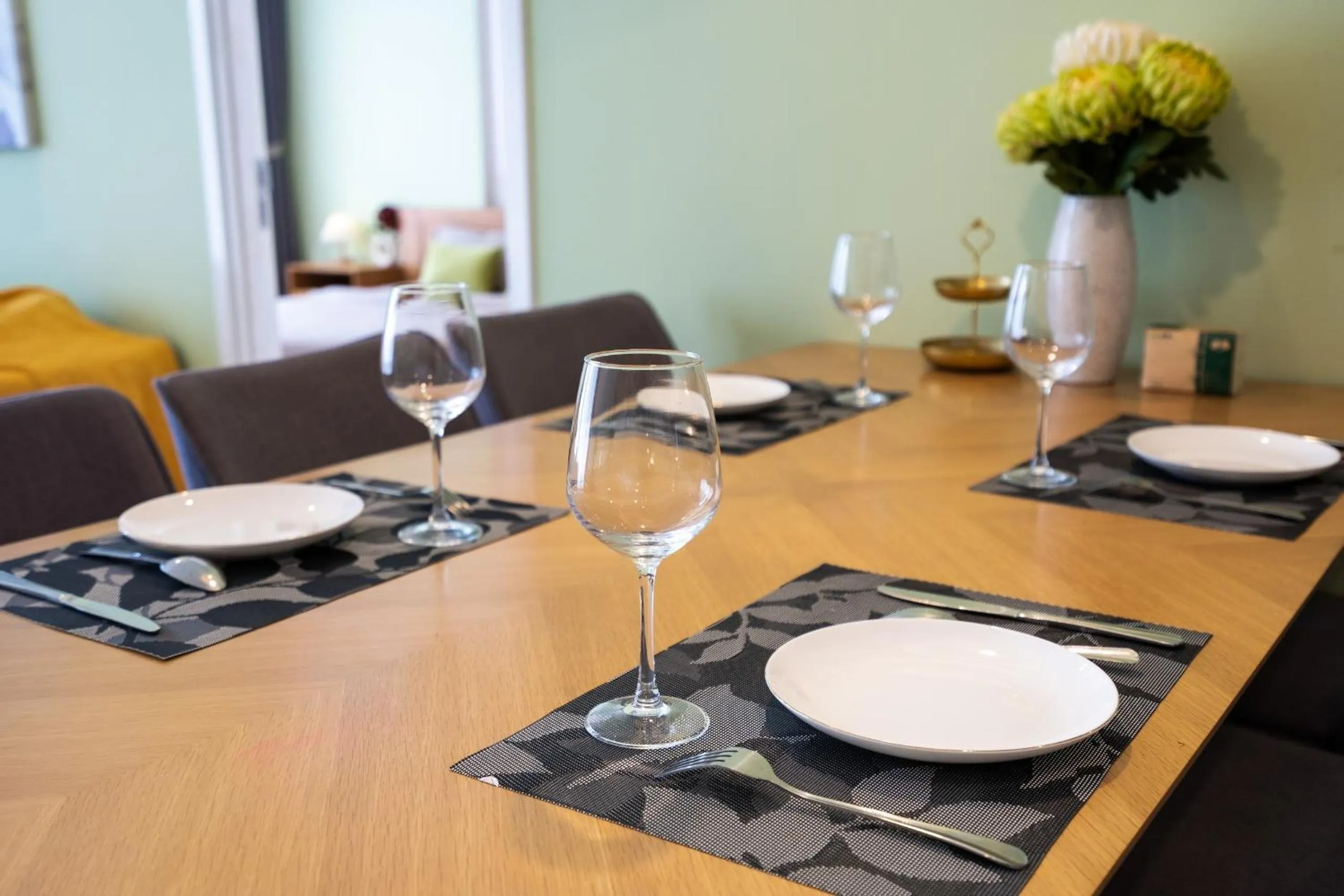 Dining area in Diamond Island - Mekong Retreat Apartment