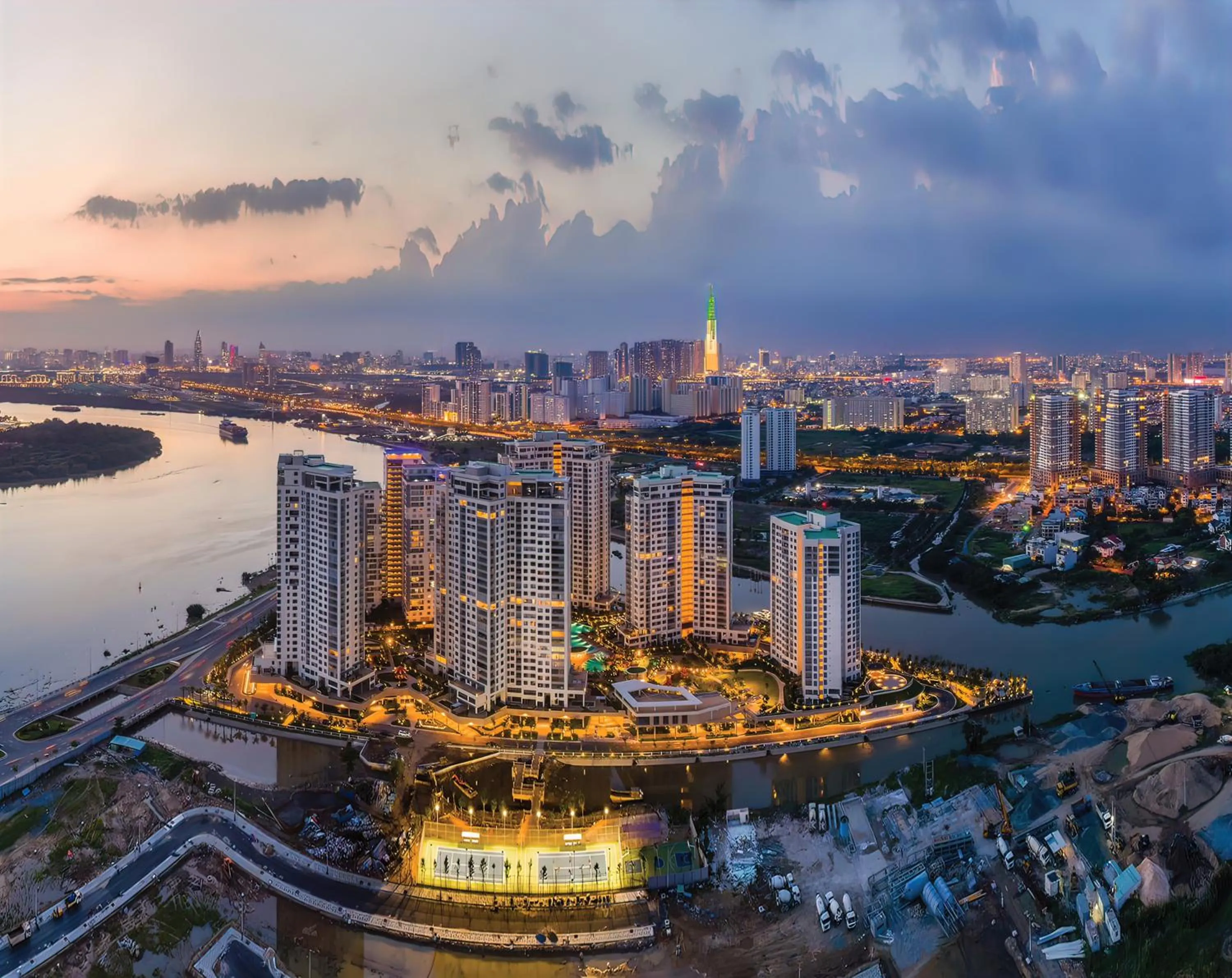 Property building in Diamond Island - Mekong Retreat Apartment