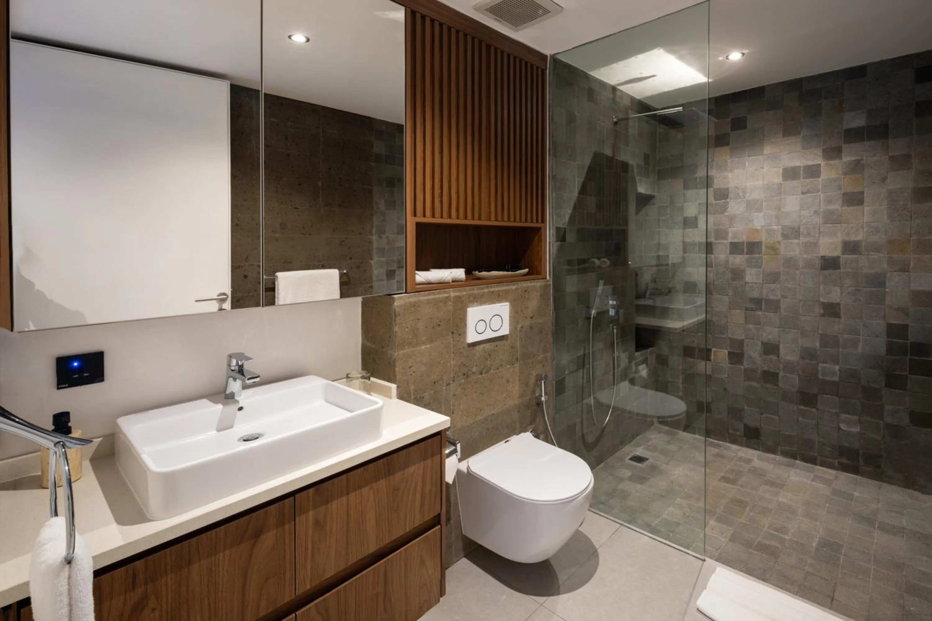 Shower in Umalas Creek Villas - Pool Villa with Shared Sauna & Ice Bath