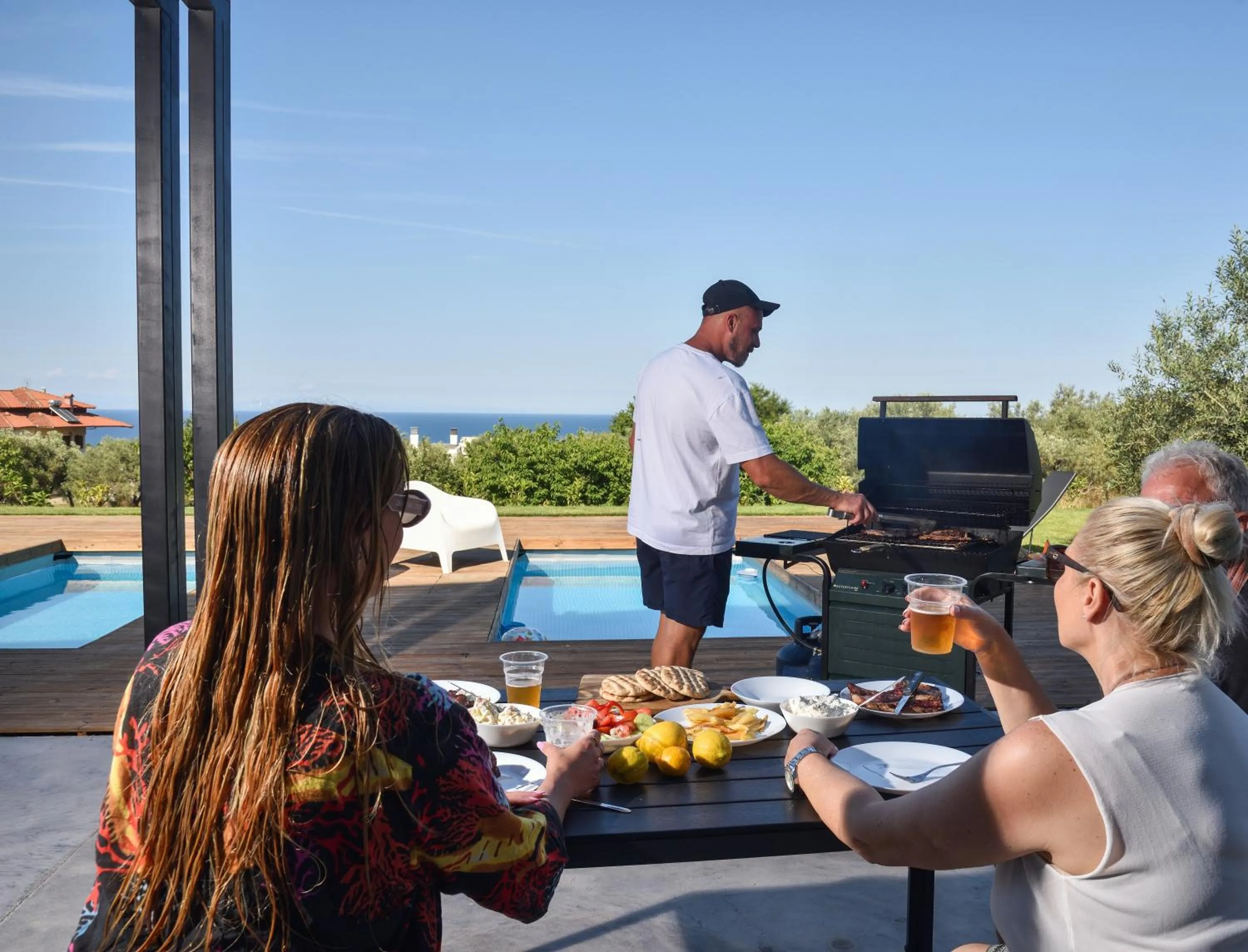 BBQ facilities in Olive All-Seasons Suites, Panel Hospitality Homes & Villas