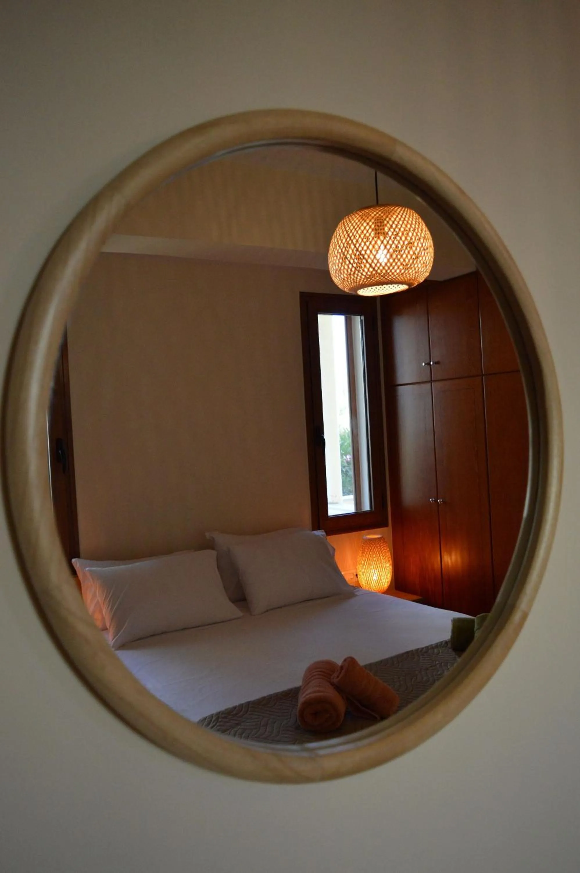 Bed in Maleme ocean front serenity