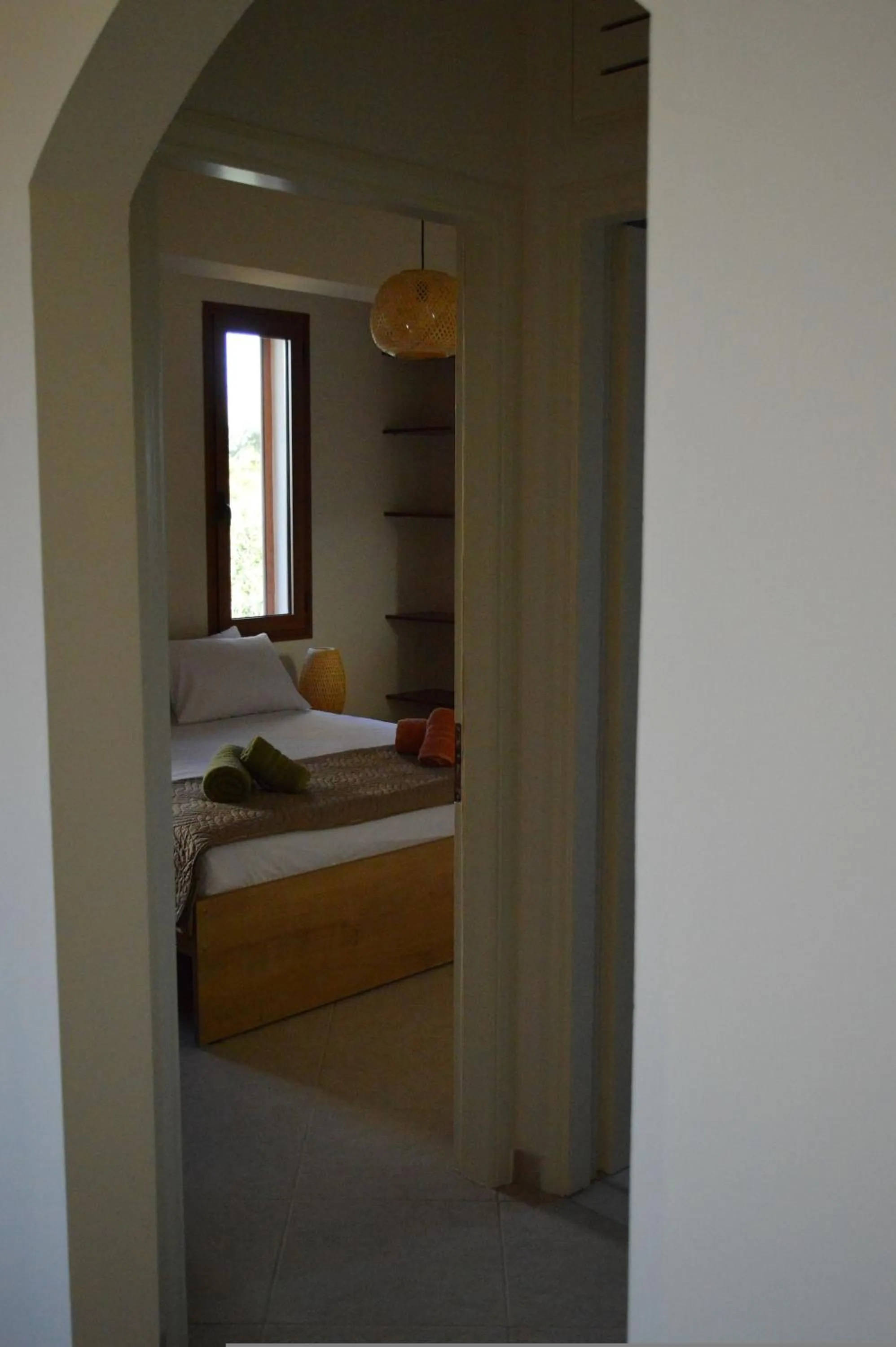 Bed in Maleme ocean front serenity