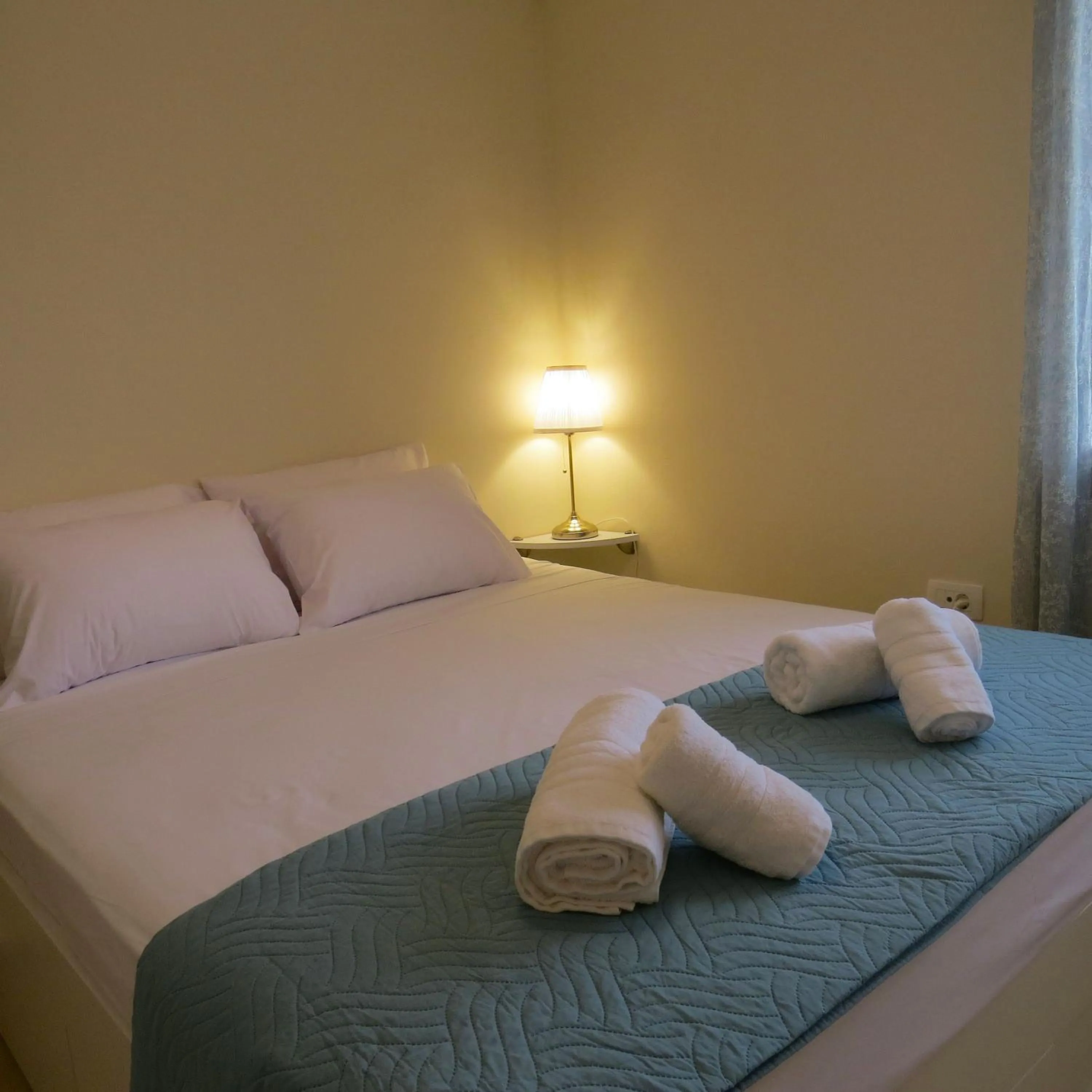 Bed in Maleme ocean front serenity