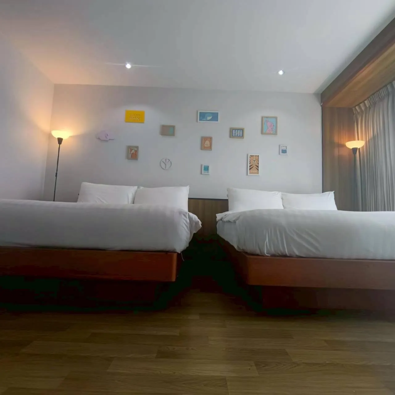 Bed in Cozy Donmueang Hotel