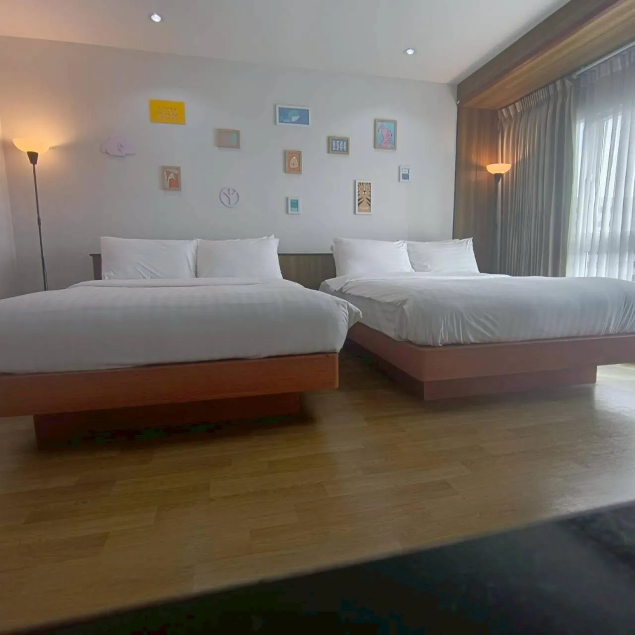 Bed in Cozy Donmueang Hotel