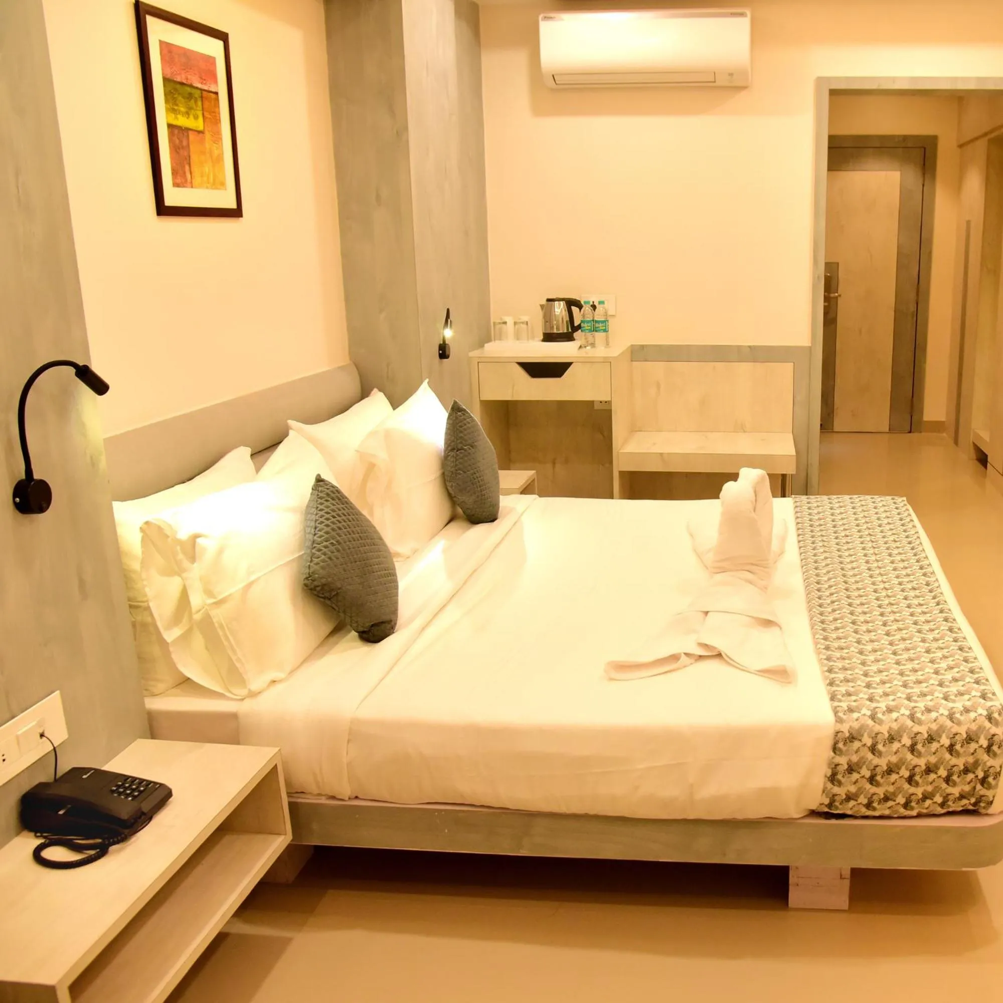 Photo of the whole room, Bed in Hotel Rishiraj, Nagaon