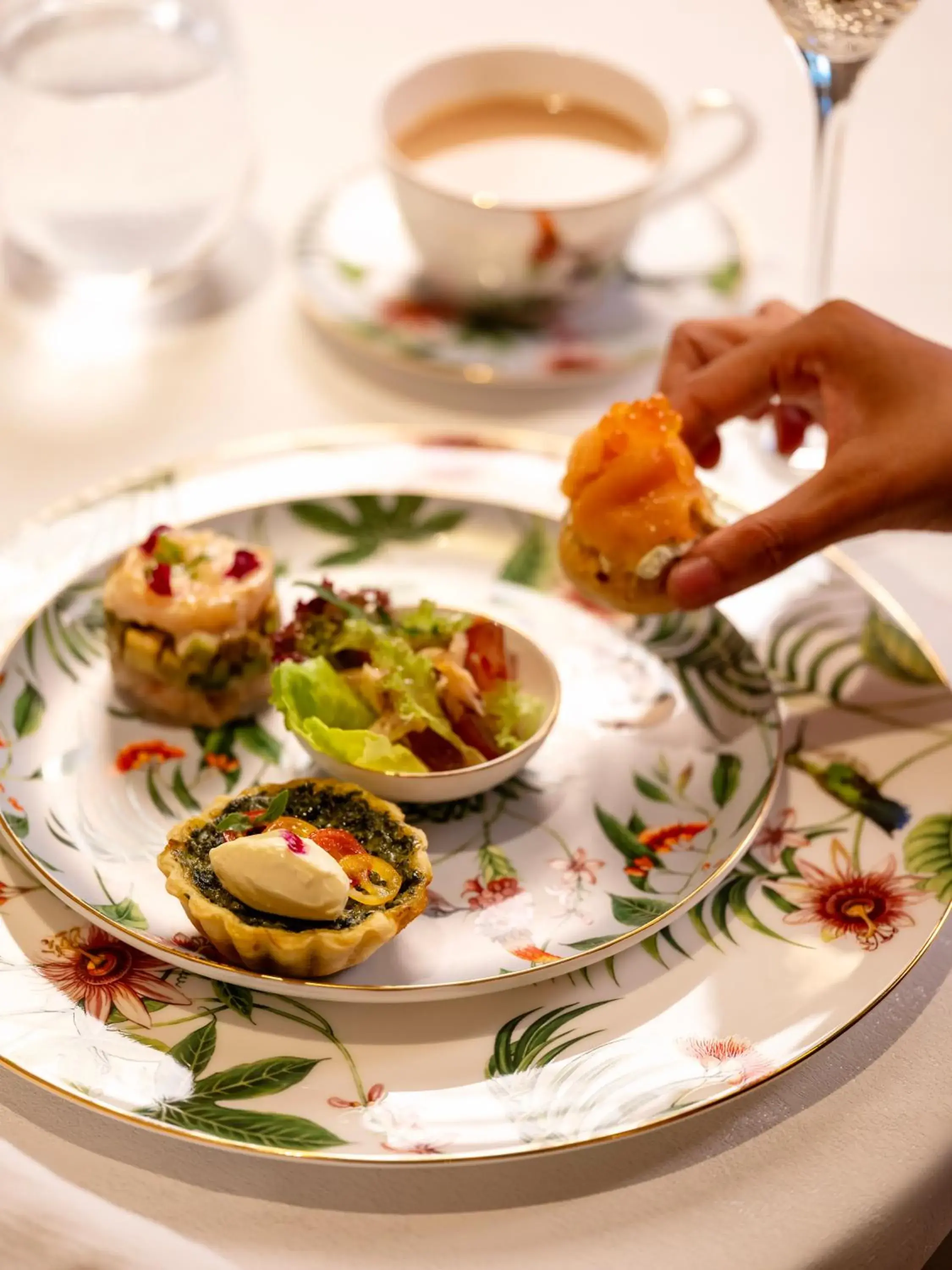 Food close-up in The Leela Hyderabad Banjara Hills Food close-up in The Leela Hyderabad Banjara Hills