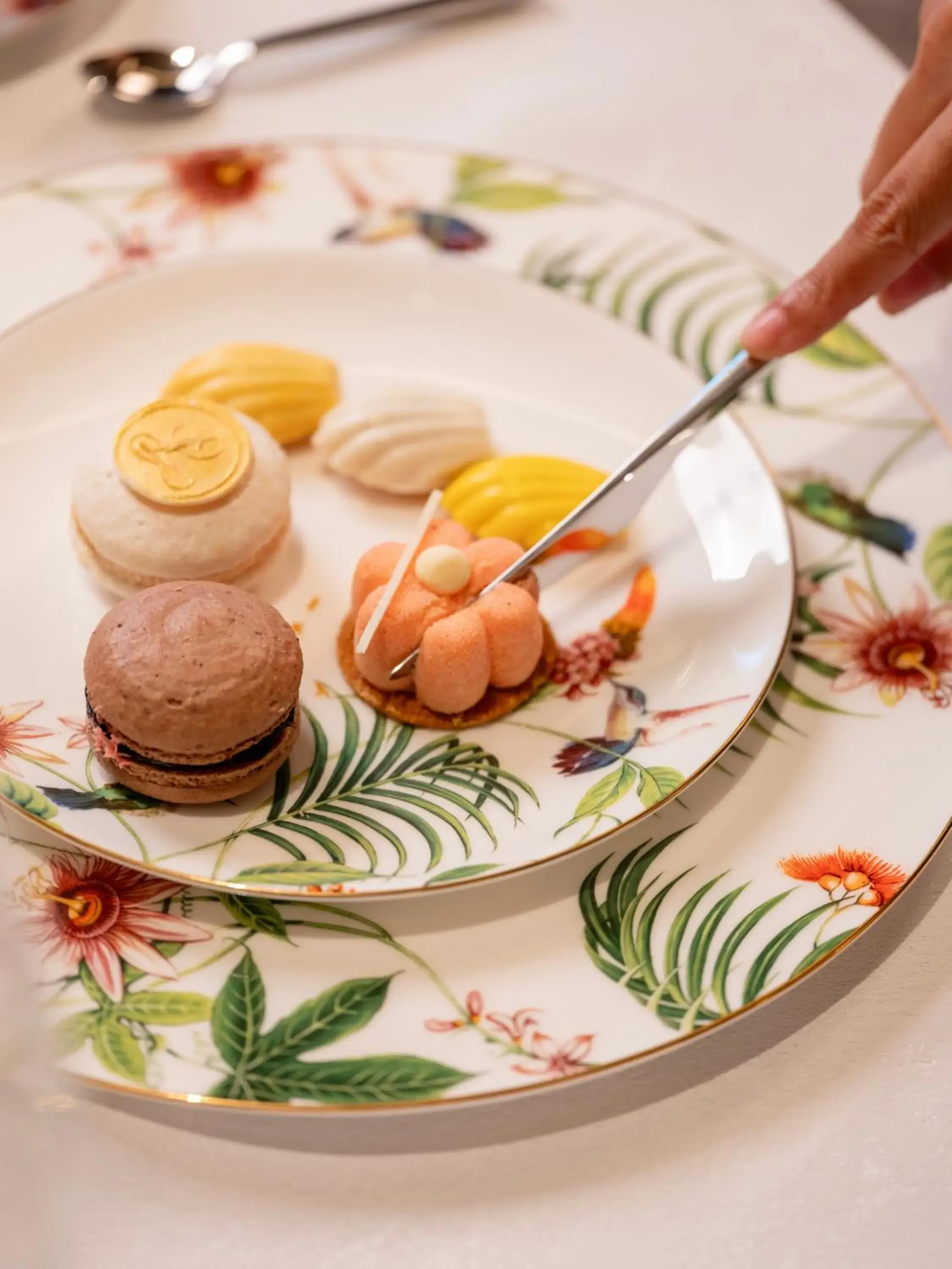 Food close-up in The Leela Hyderabad Banjara Hills Food close-up in The Leela Hyderabad Banjara Hills