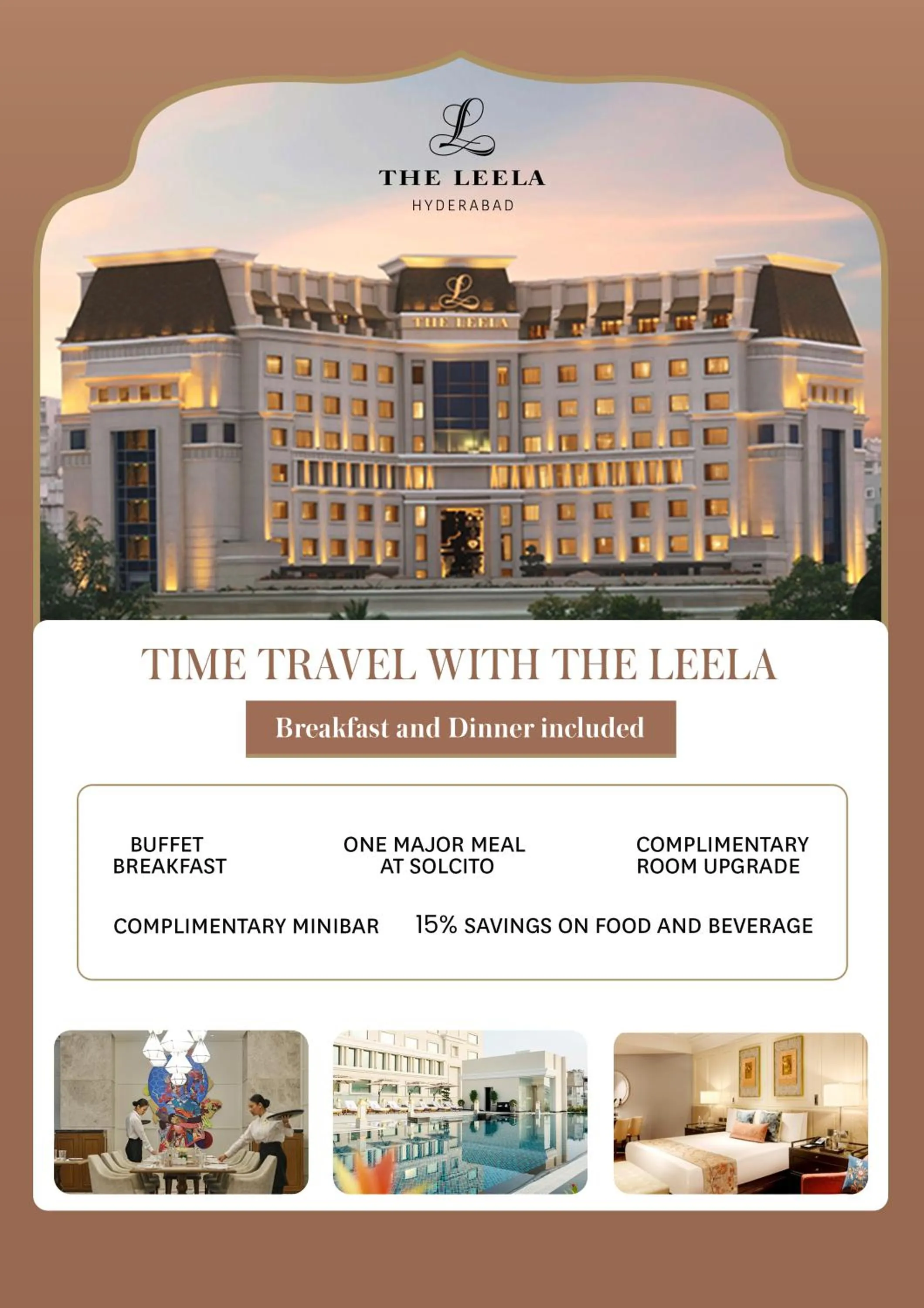 Breakfast in The Leela Hyderabad Banjara Hills