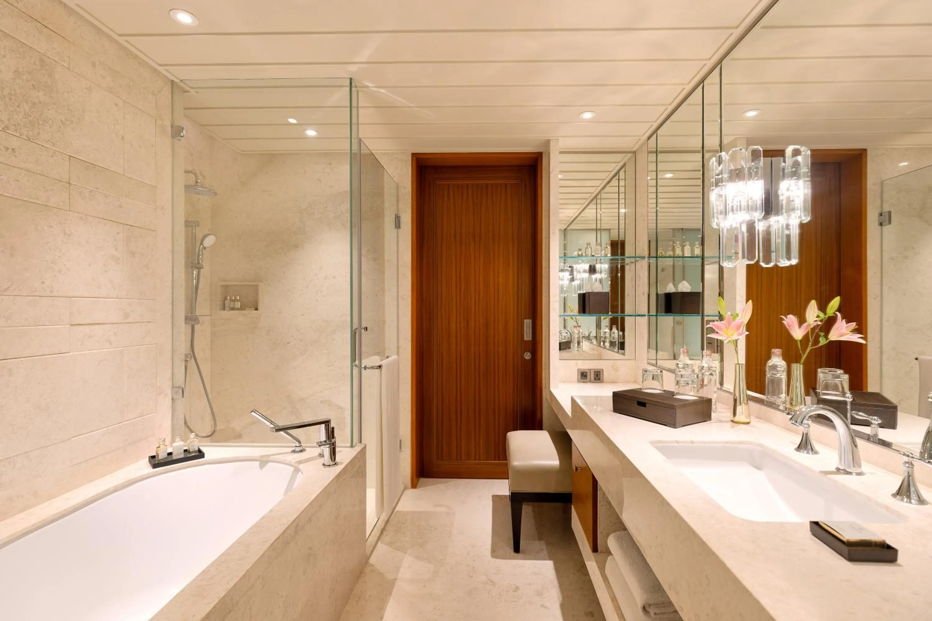 Bathroom in The Leela Hyderabad Banjara Hills