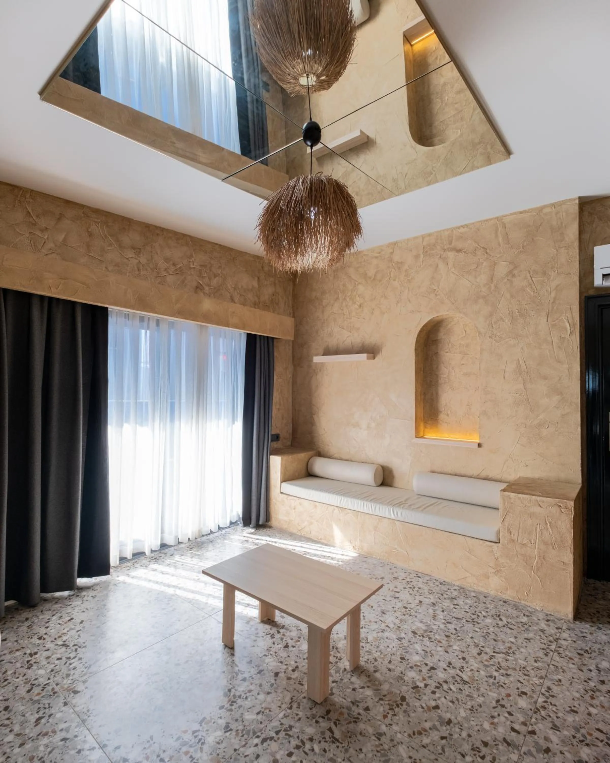 Seating area in Lucky Monkey Midi Hotel