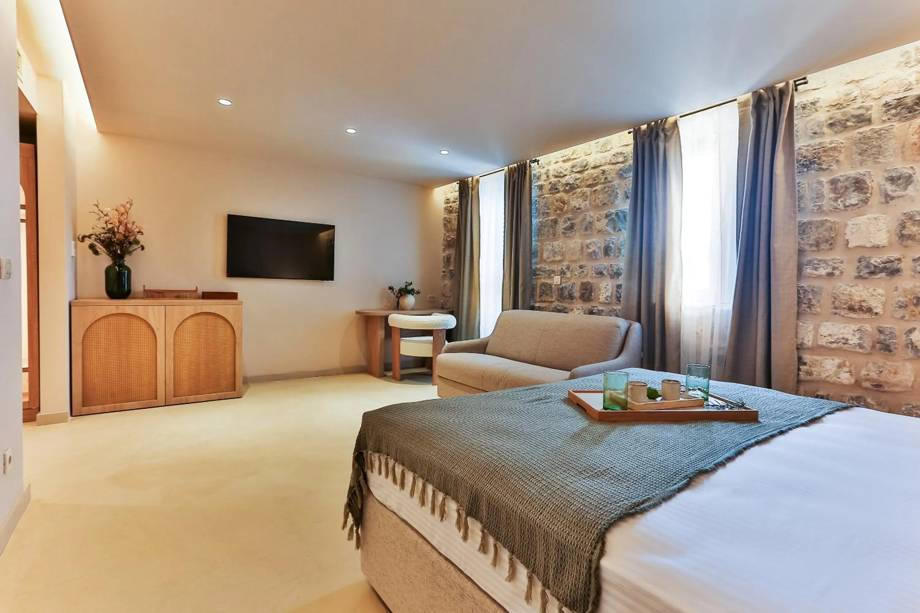 Living room, Bed in Boutique hotel Ruzmarin SPA & Garden by Aycon