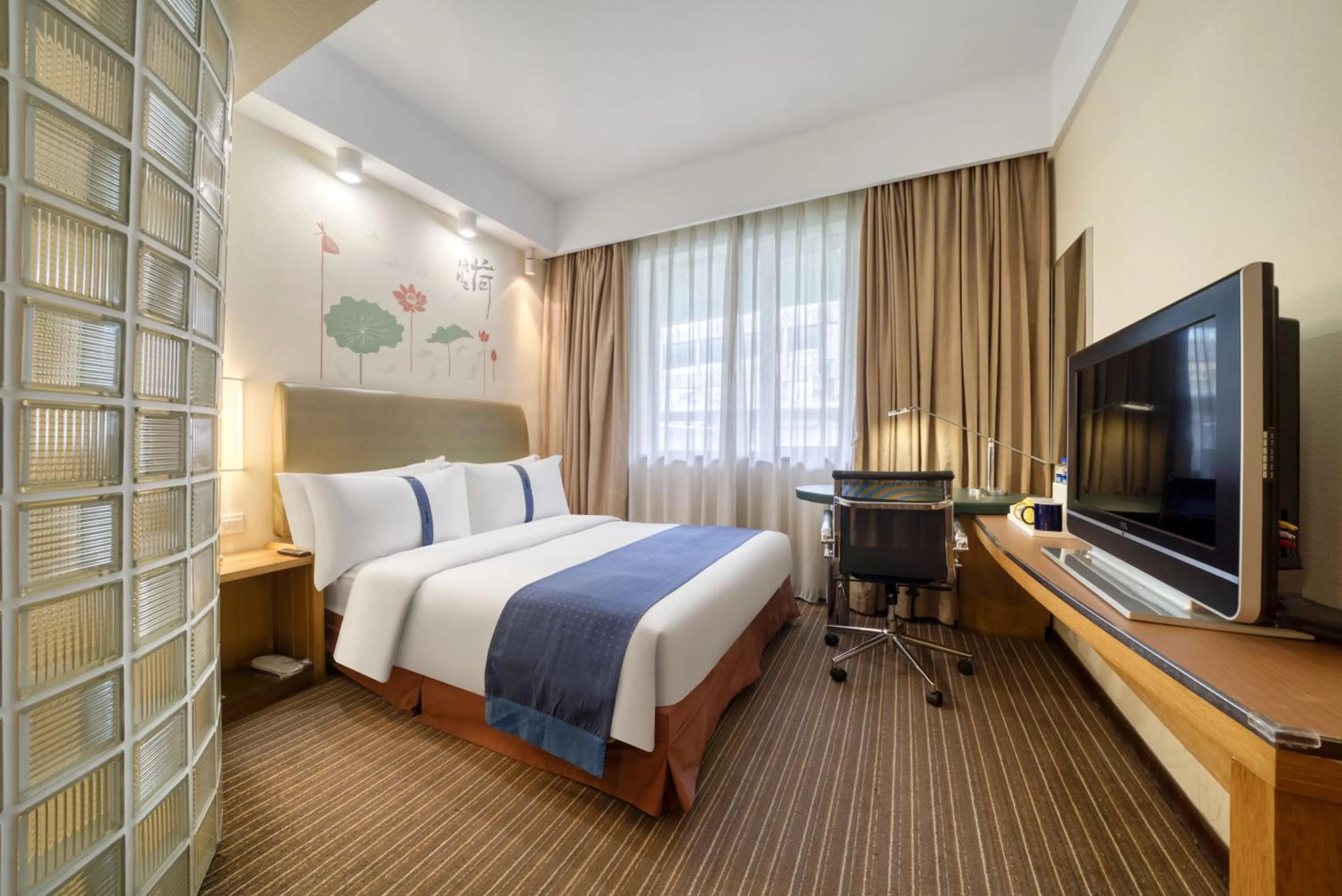 Bed in Hangzhou Haixin Hotel