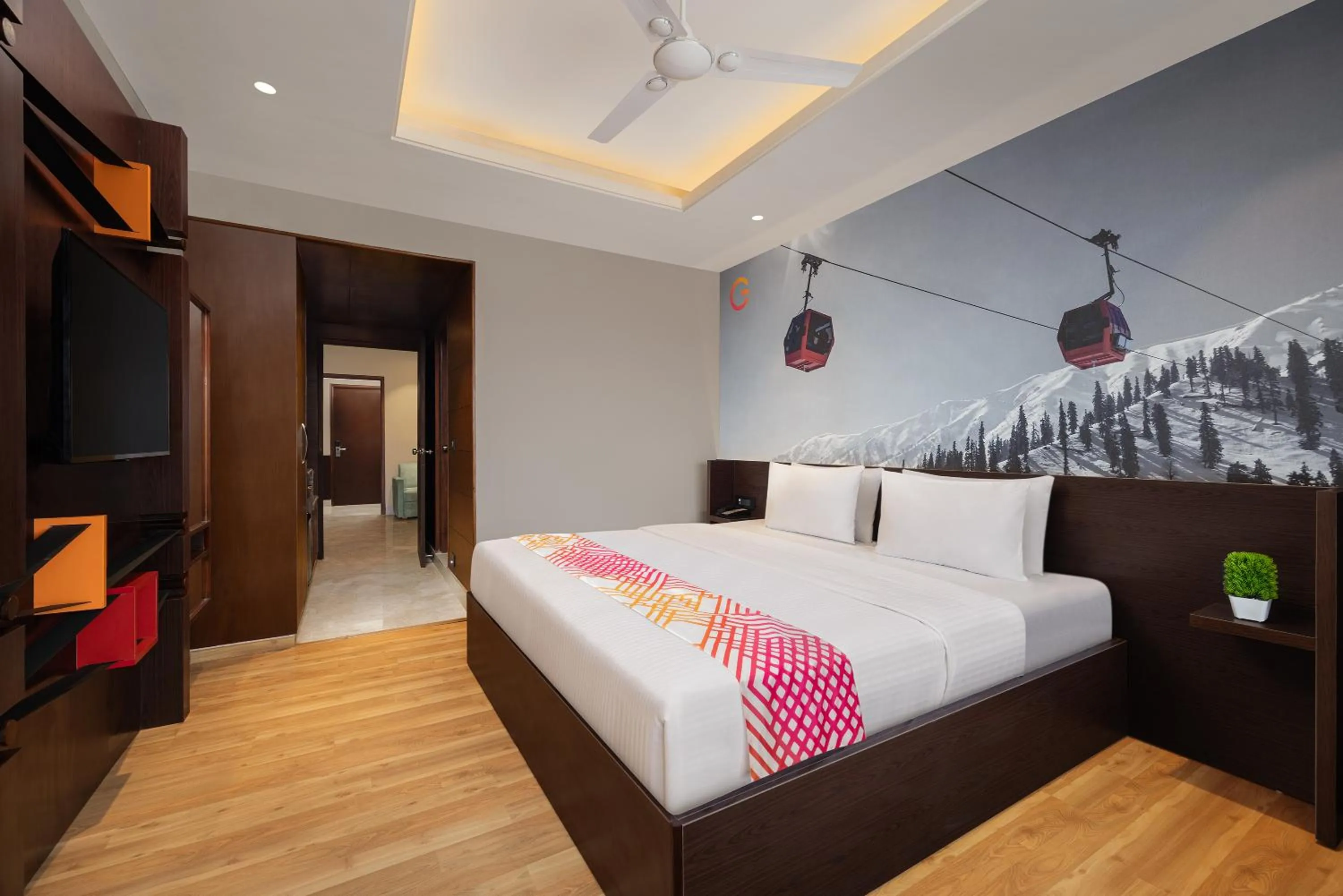 Bed in Ginger Srinagar Barzulla Near Srinagar Airport