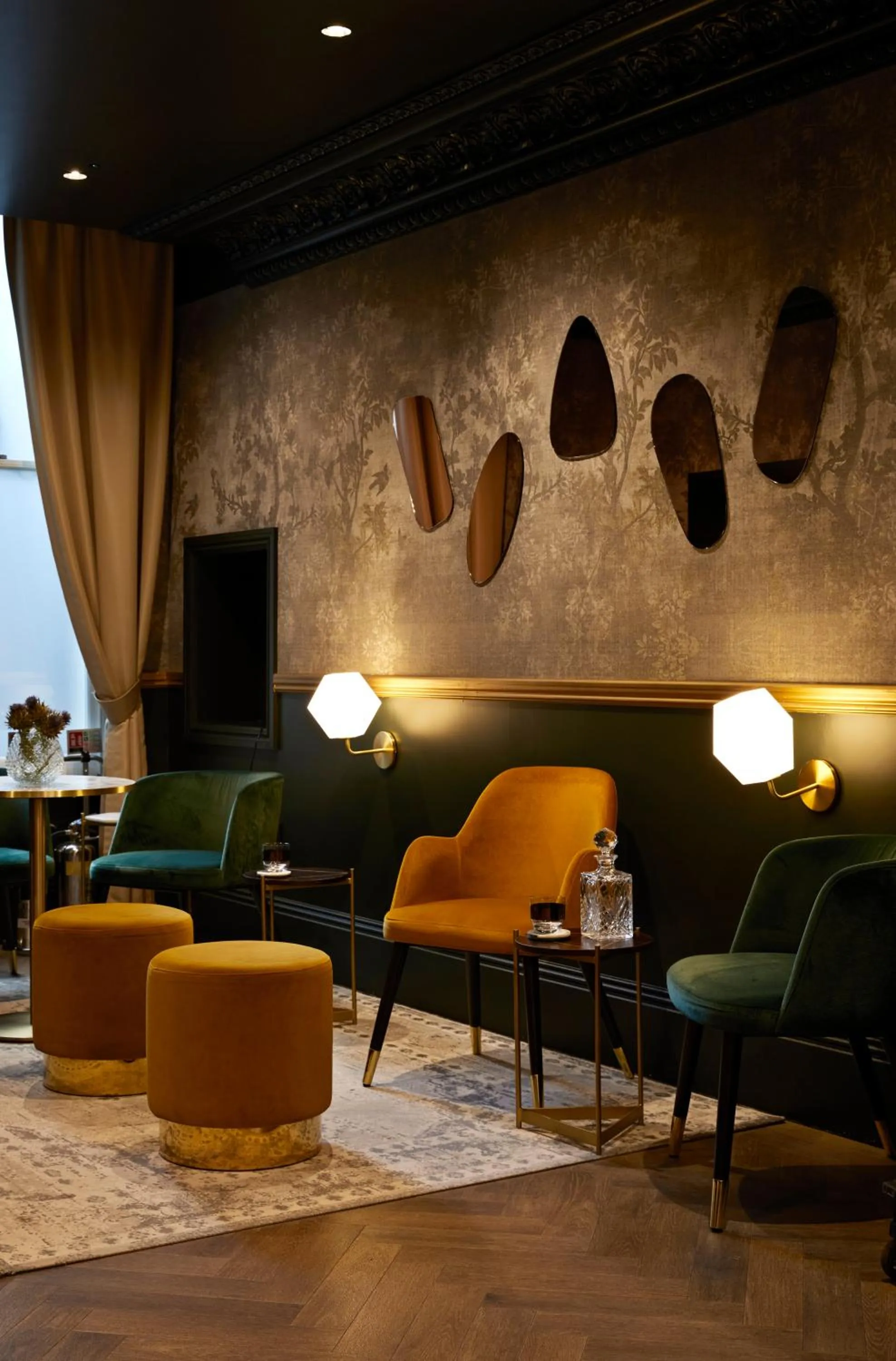 Living room in The Portico Hotel