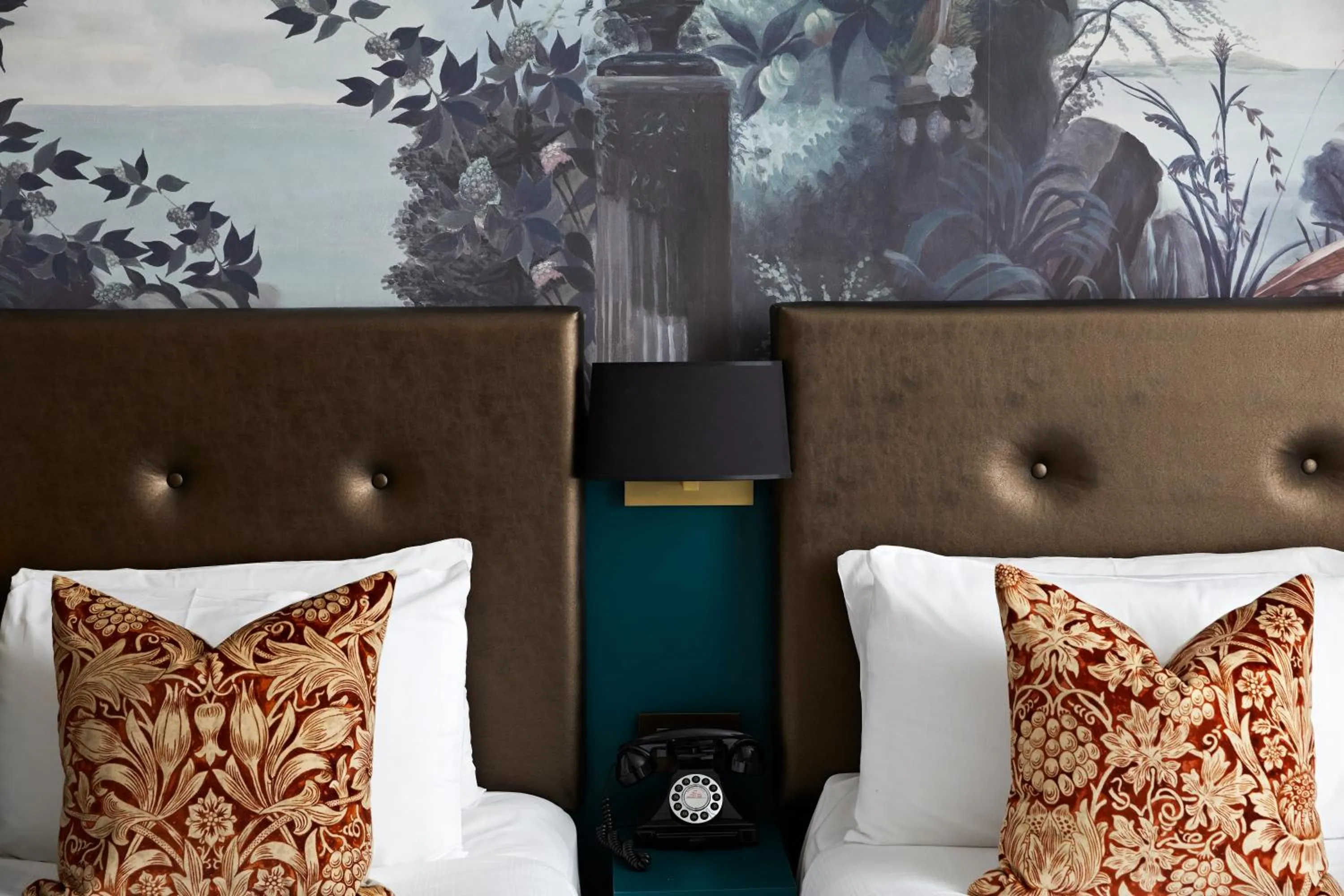 Bed in The Portico Hotel