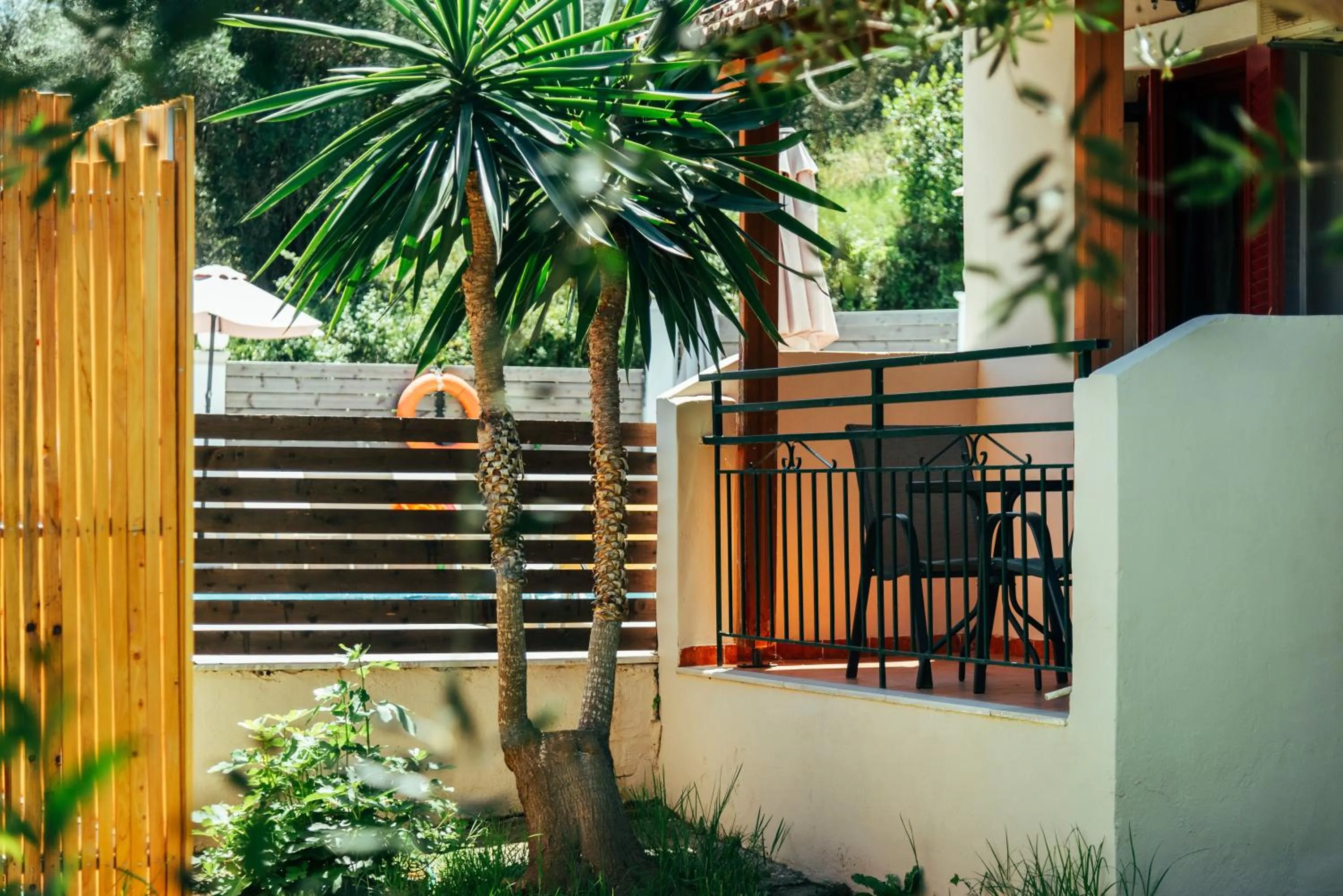 Garden view in Calypso Resort Kavos