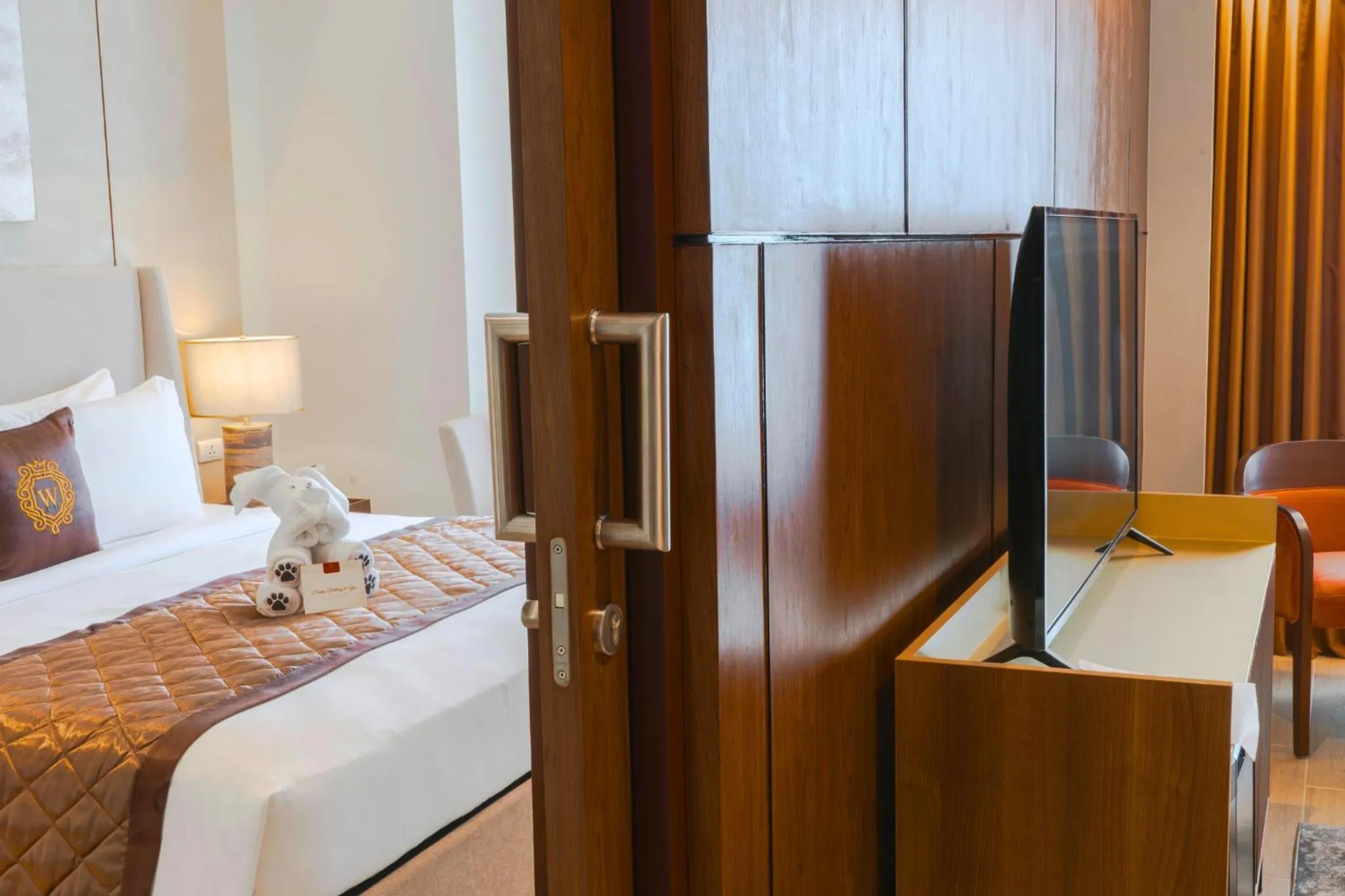 Bed in Grand Westside Manila Bay