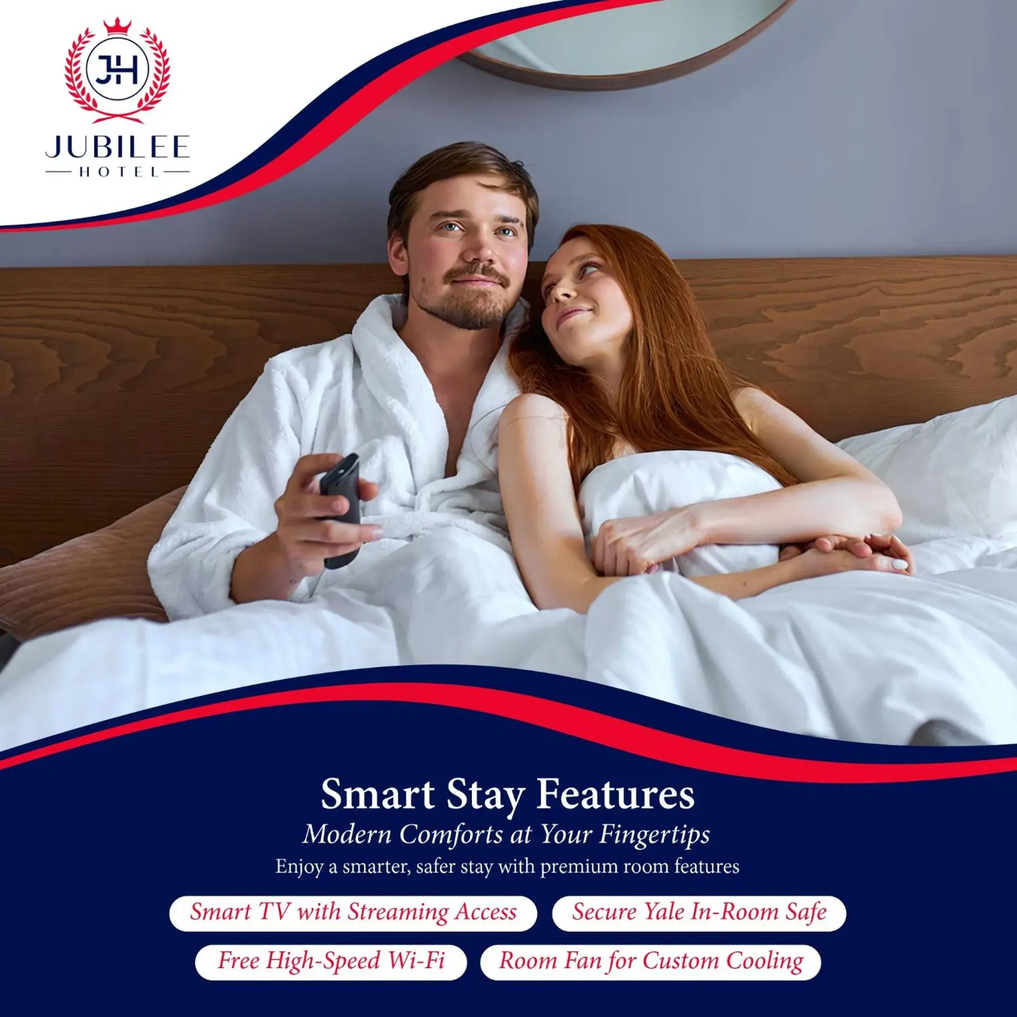 Bed in Jubilee Hotel Victoria Bed in Jubilee Hotel Victoria