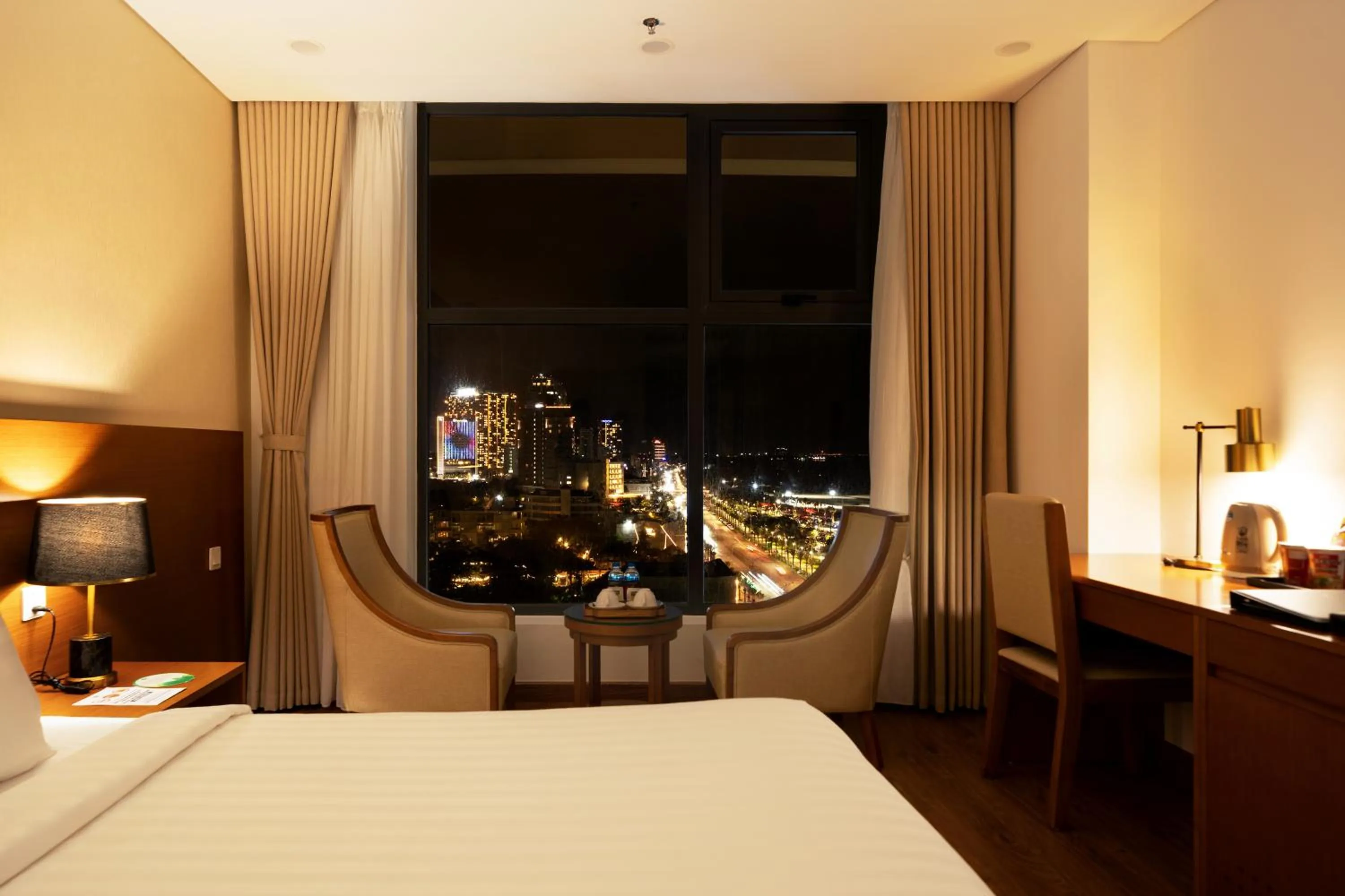 View (from property/room), Bed in Victory Hotel Vung Tau - New Wing