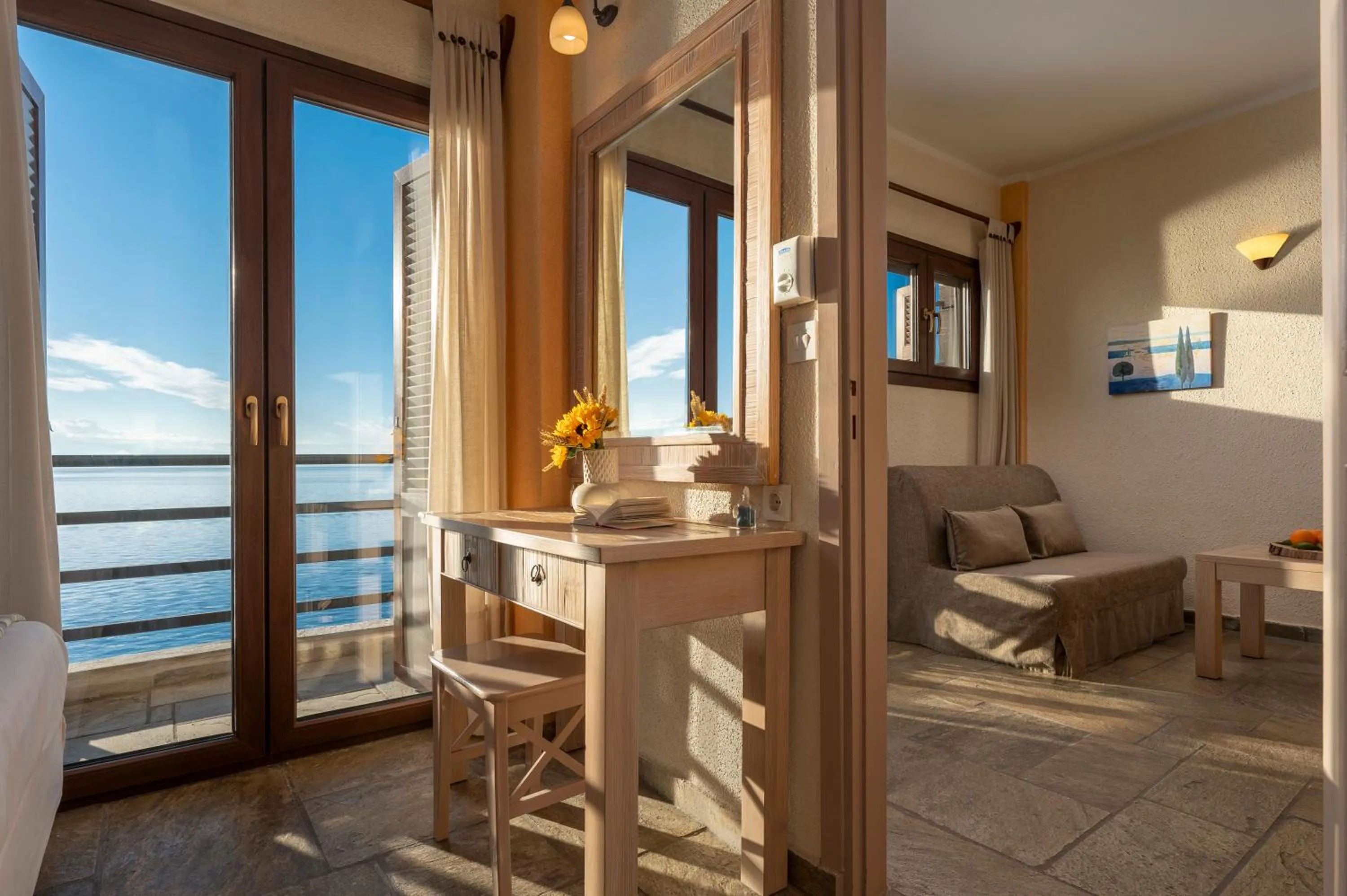 Living room in Agnanti Hotel Apartments