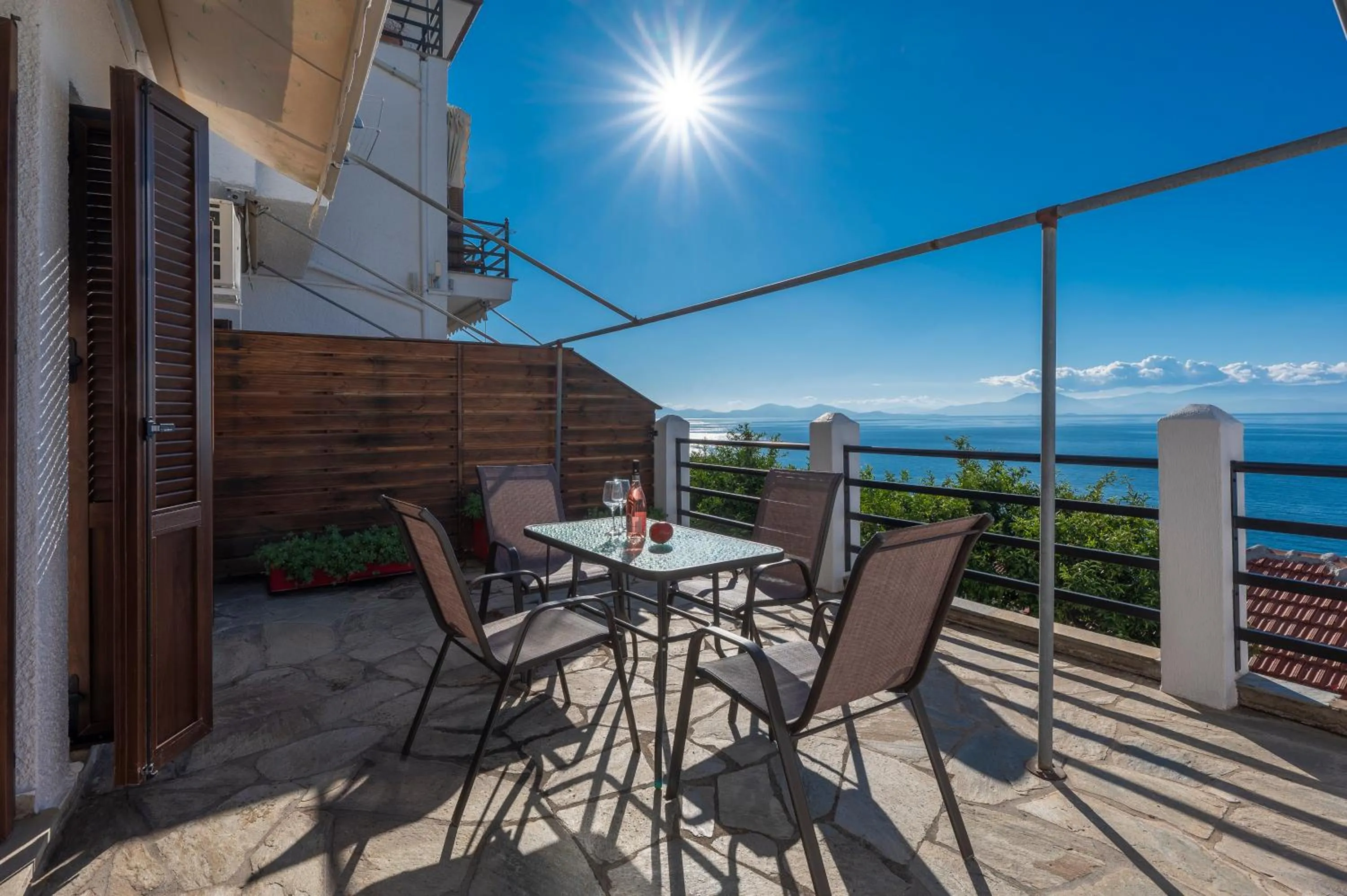 Balcony/Terrace in Agnanti Hotel Apartments