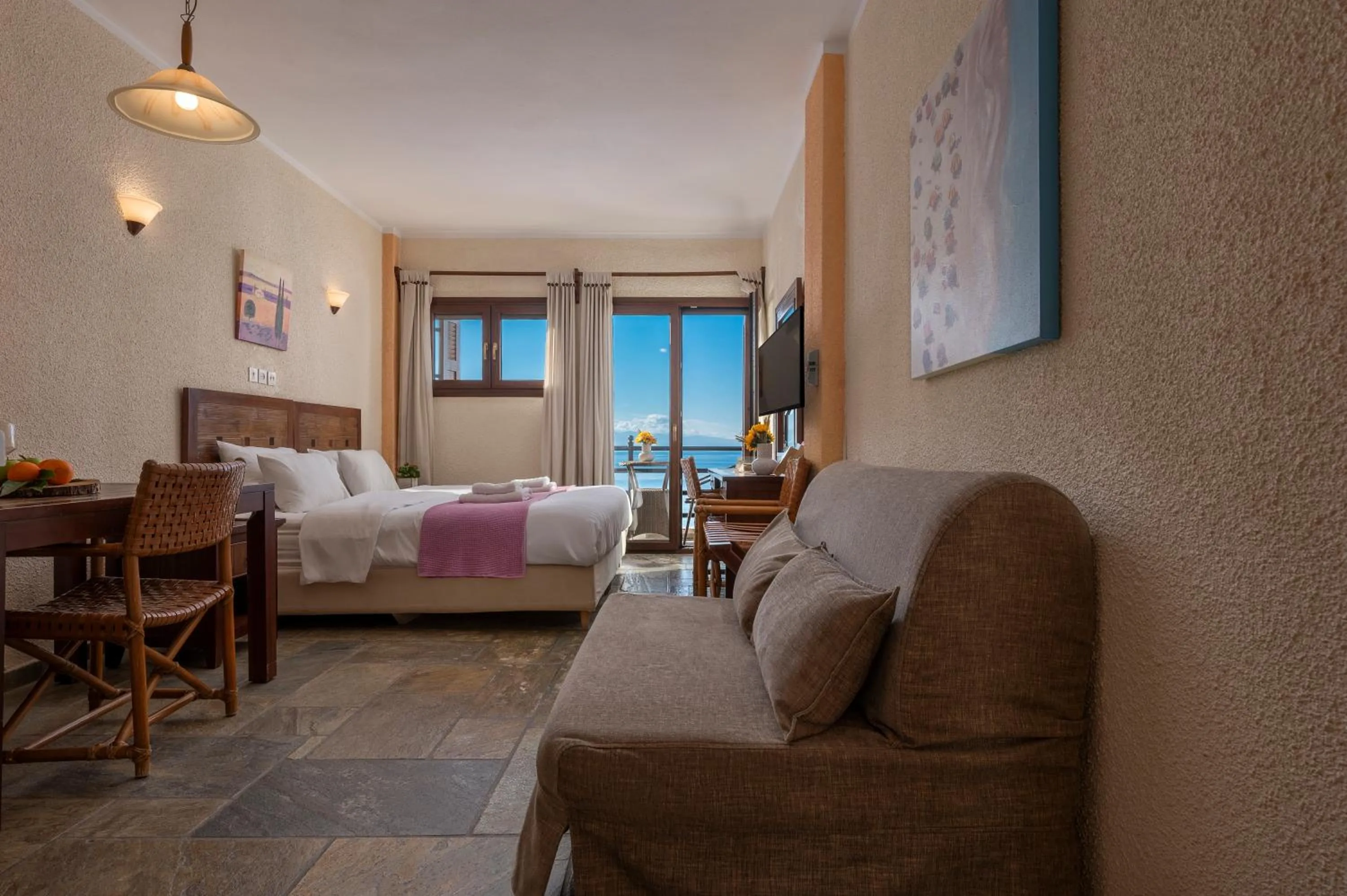 Bedroom, Bed in Agnanti Hotel Apartments