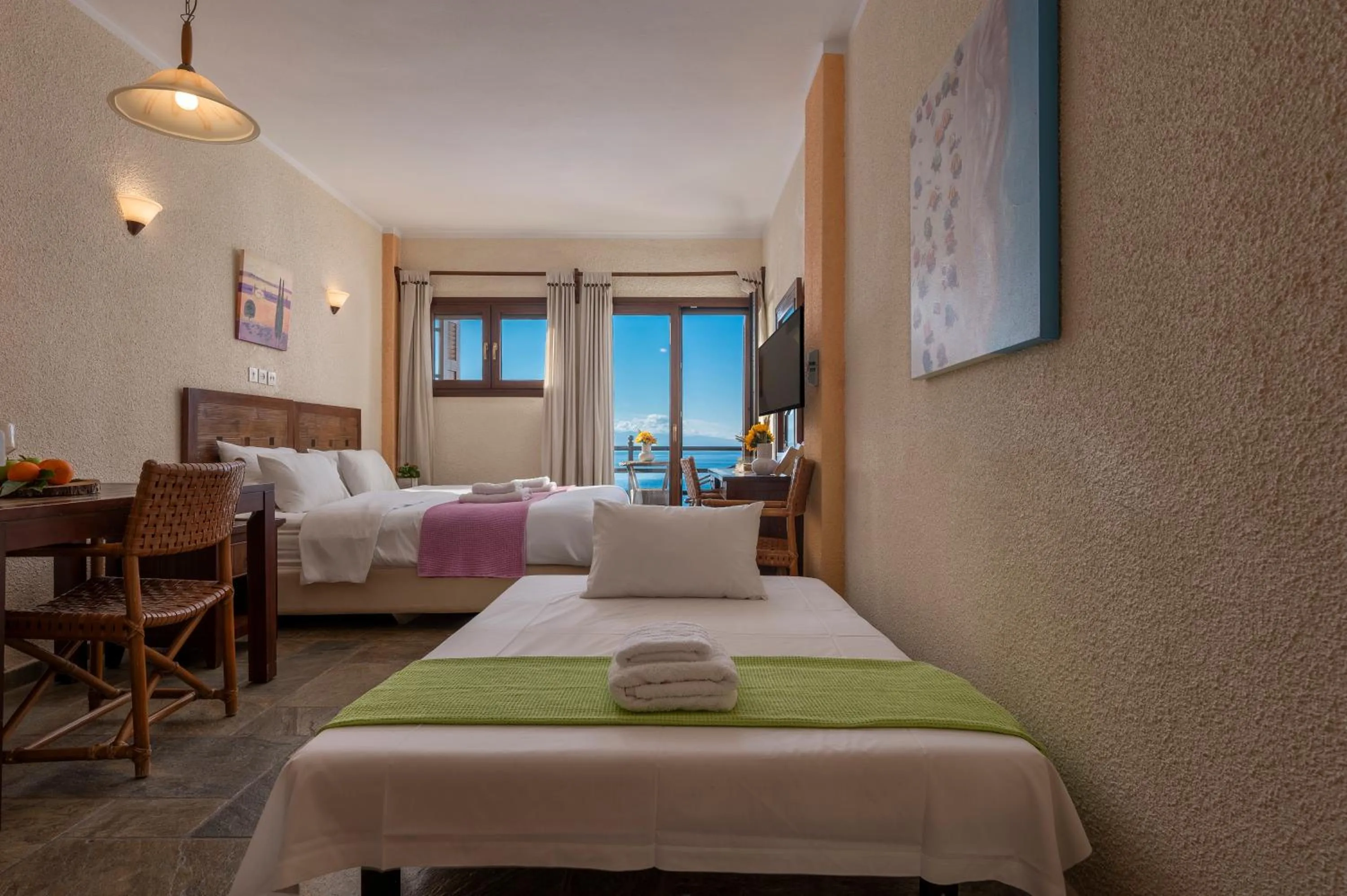 Bedroom, Bed in Agnanti Hotel Apartments