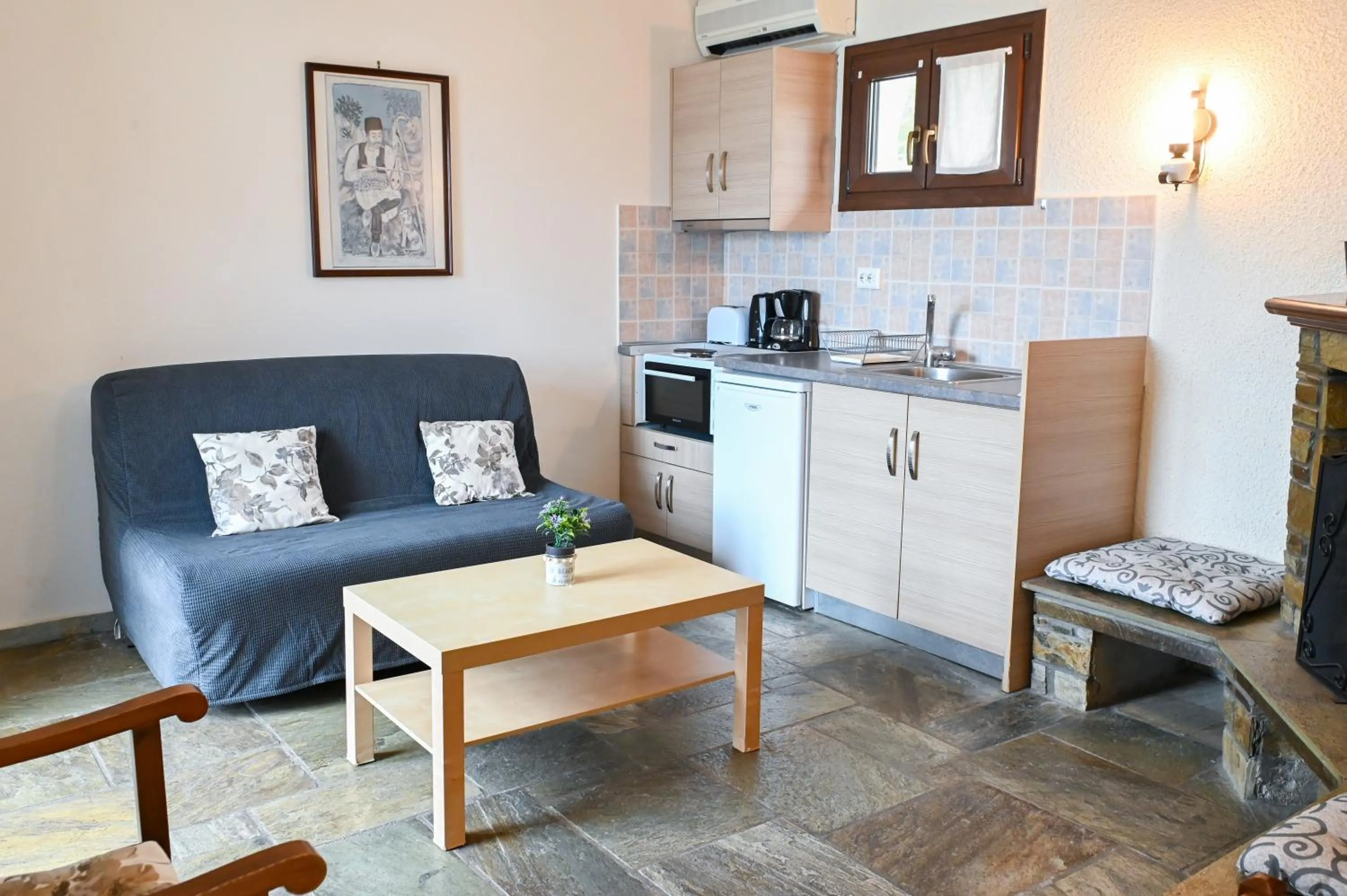 Living room in Agnanti Hotel Apartments