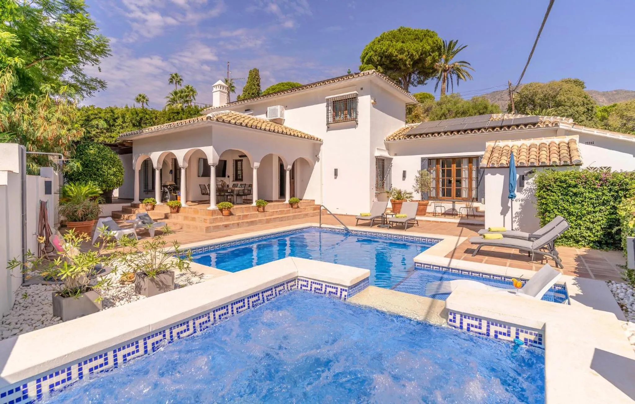 Swimming pool in Gorgeous Home In Mijas With Wifi