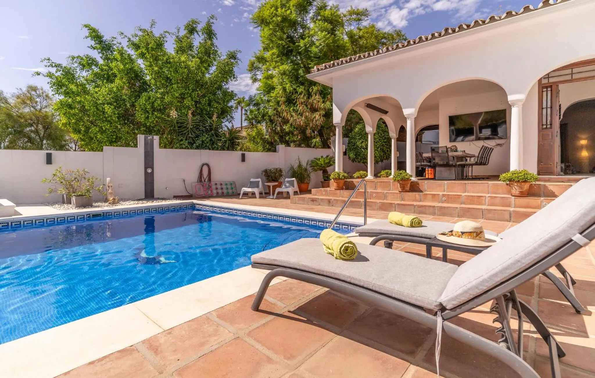 Swimming pool in Gorgeous Home In Mijas With Wifi