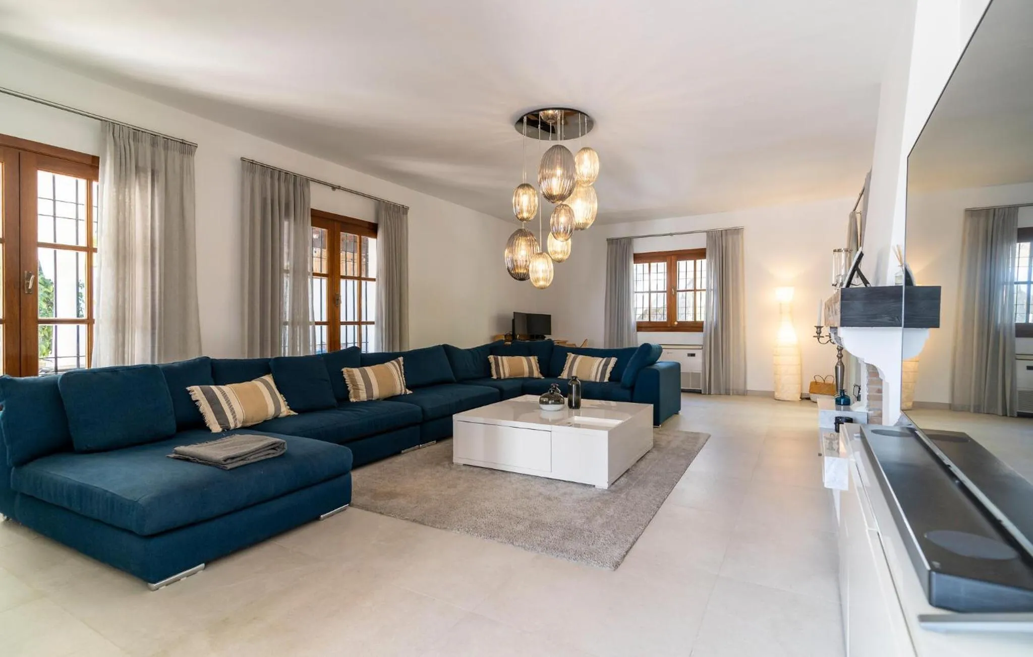 Living room in Gorgeous Home In Mijas With Wifi